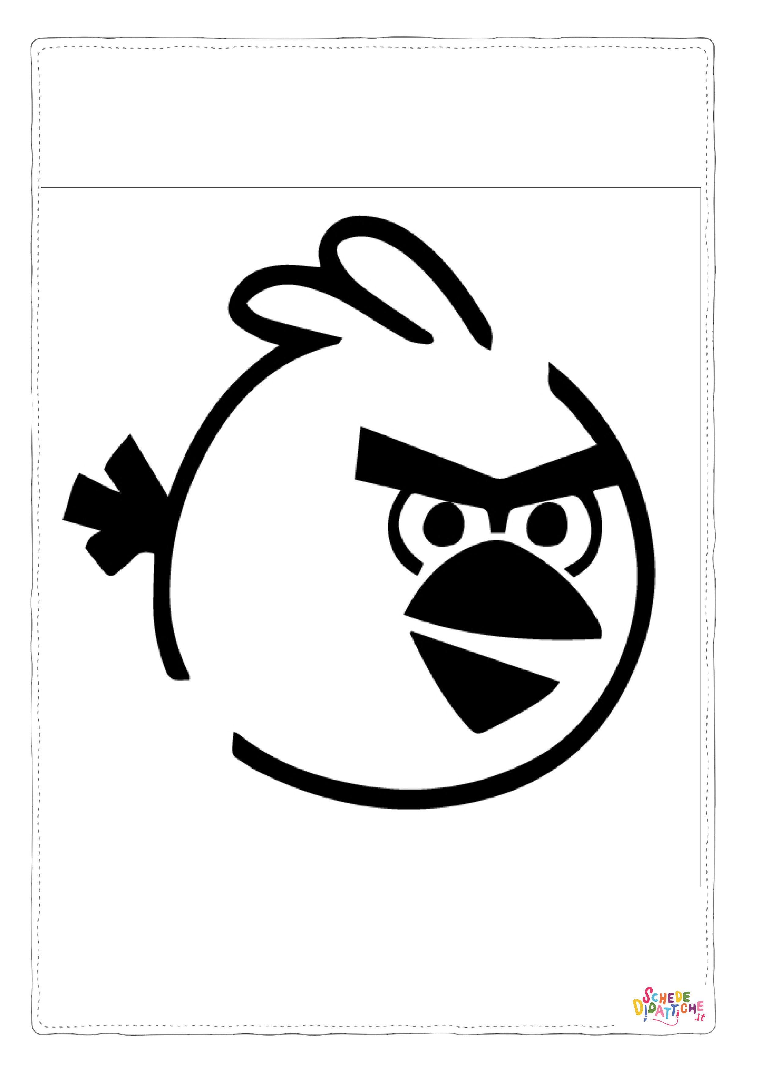 Disegno "Disegno di Angry birds da stampare e colorare 63" Disegno di Angry birds da stampare e colorare 63