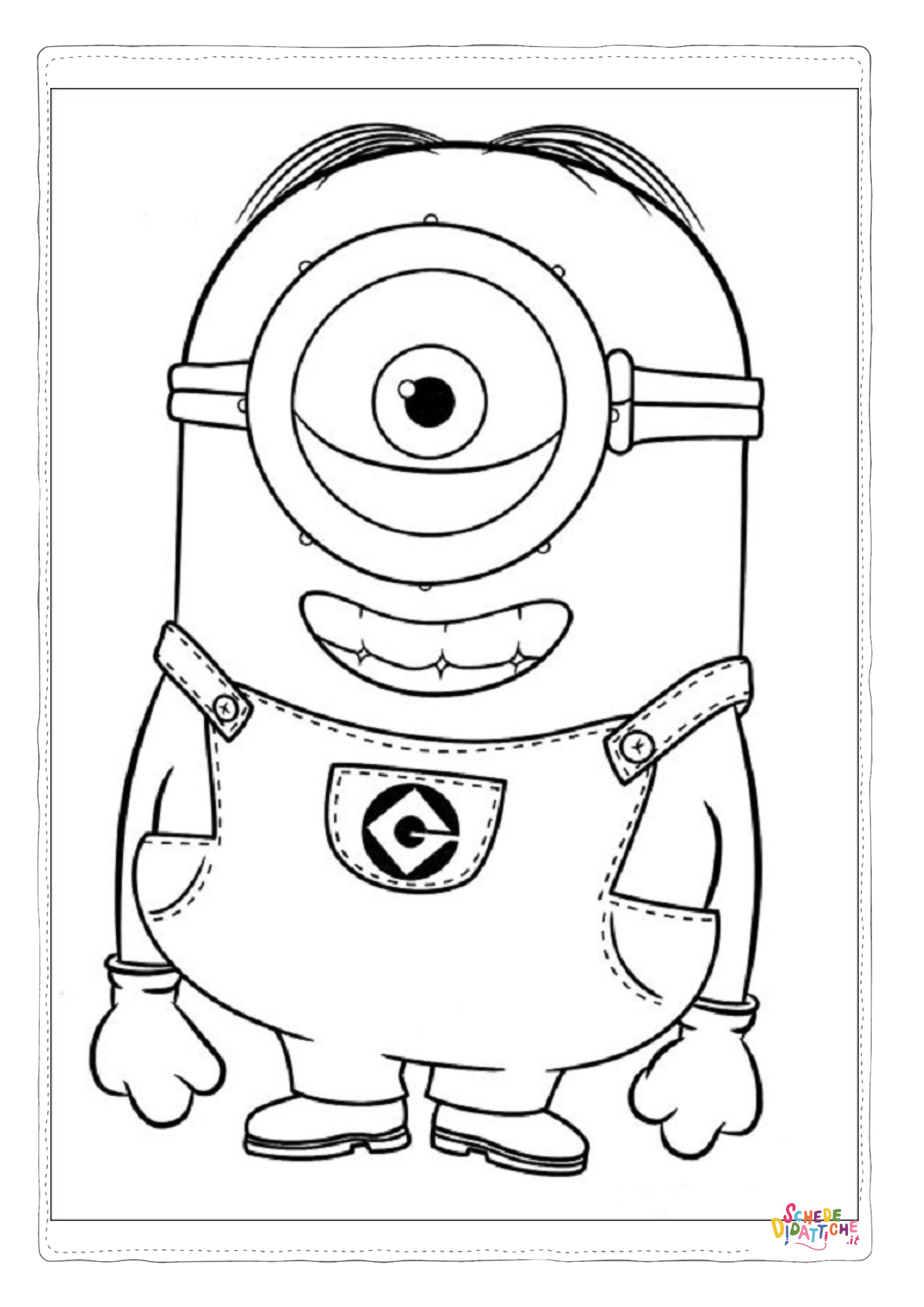 Disegno "Disegno di Cattivissimo me - Minions da stampare e colorare 44" Disegno di Cattivissimo me - Minions da stampare e colorare 44