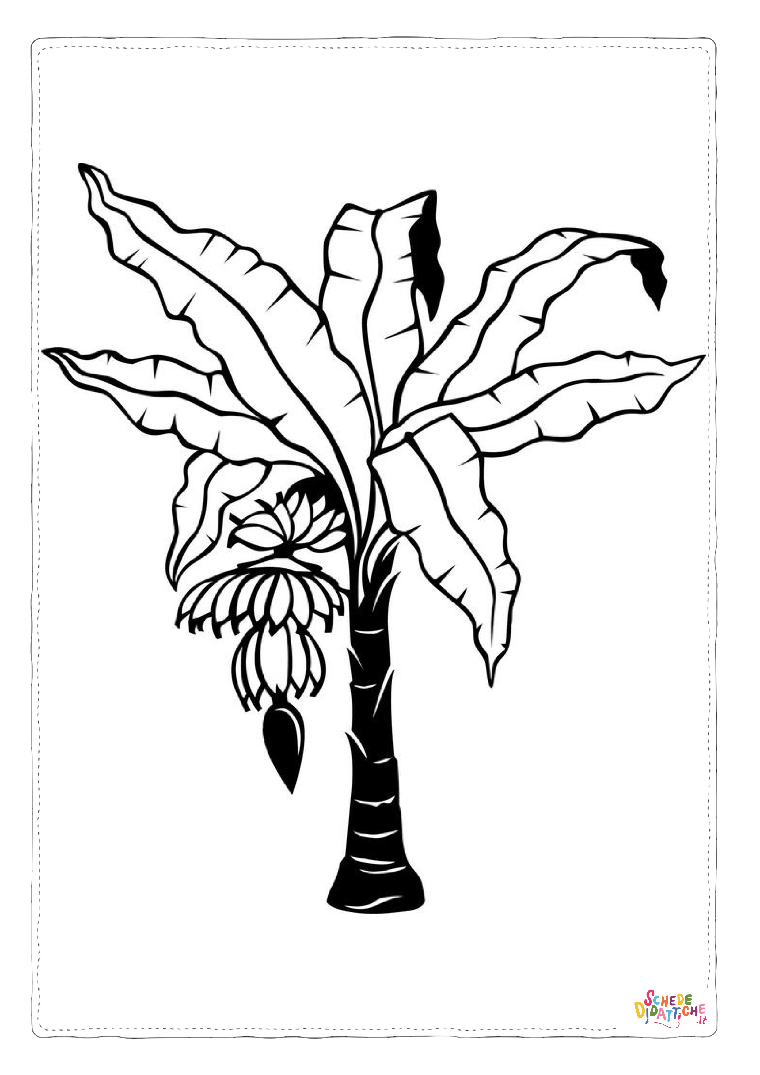 Disegno "Disegno di pianta da stampare e colorare 14" Disegno di pianta da stampare e colorare 14