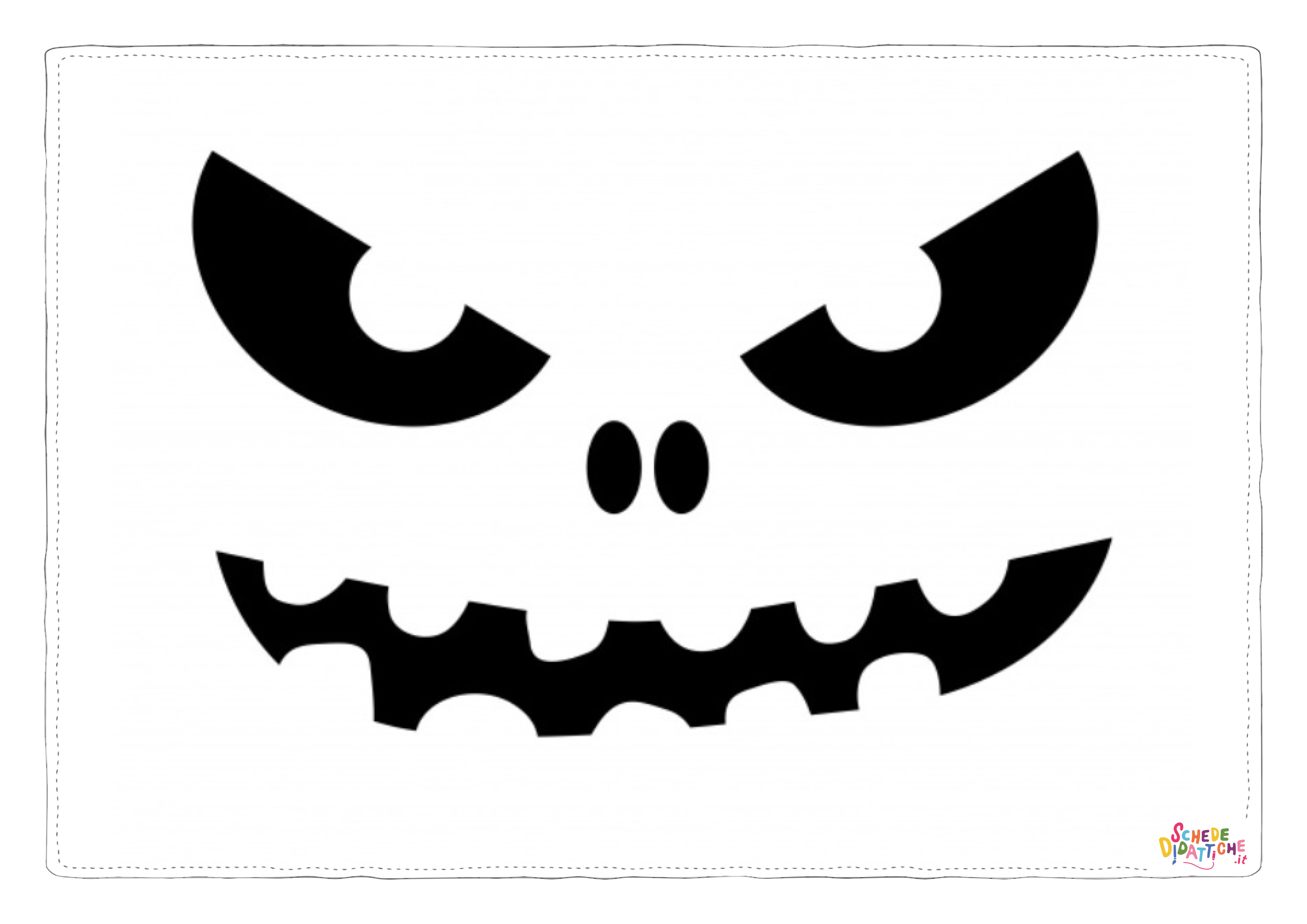 Disegno "Disegno di zucca di Halloween da stampare e colorare 142" Disegno di zucca di Halloween da stampare e colorare 142