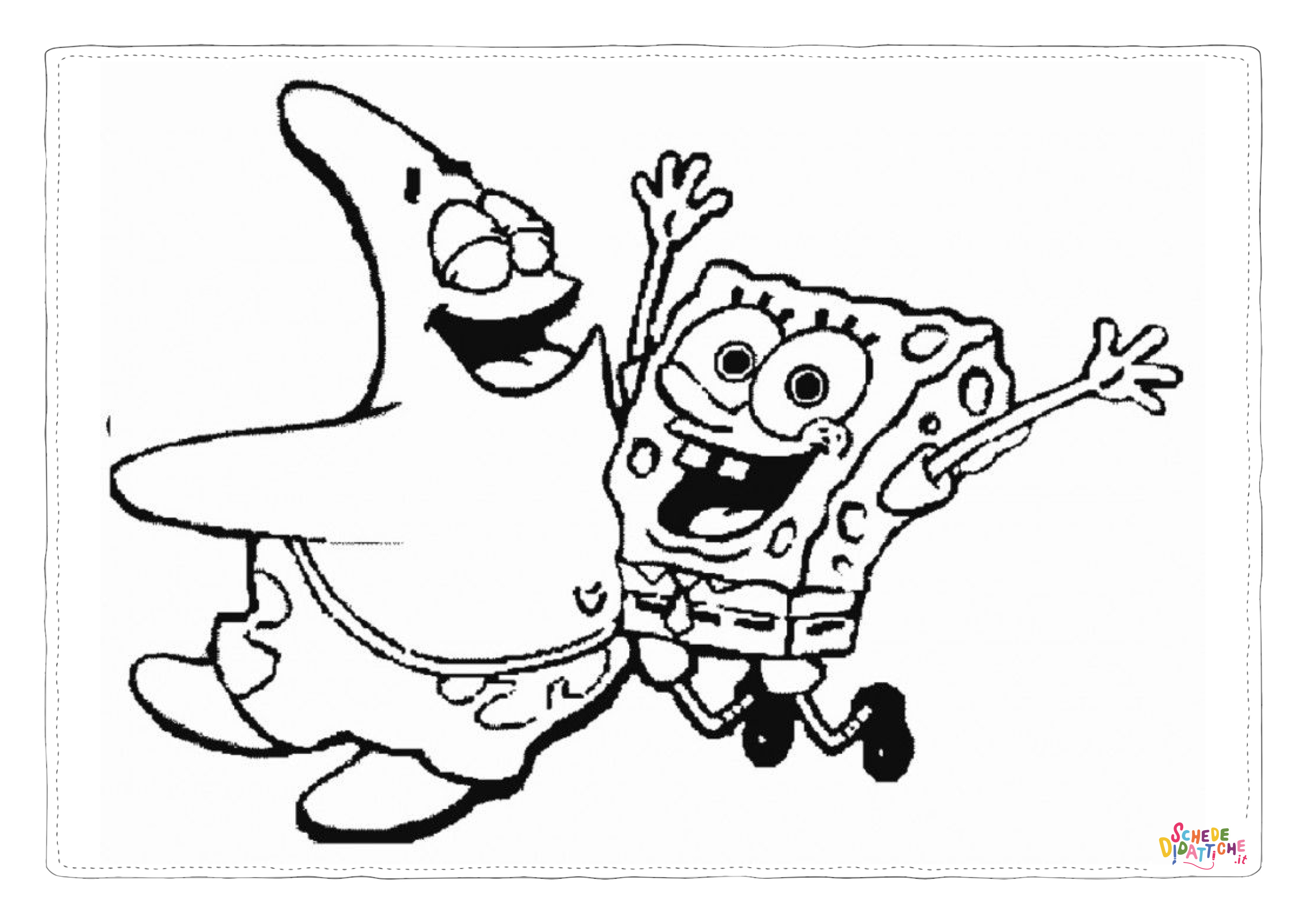 Disegno di Spongebob da stampare e colorare 63