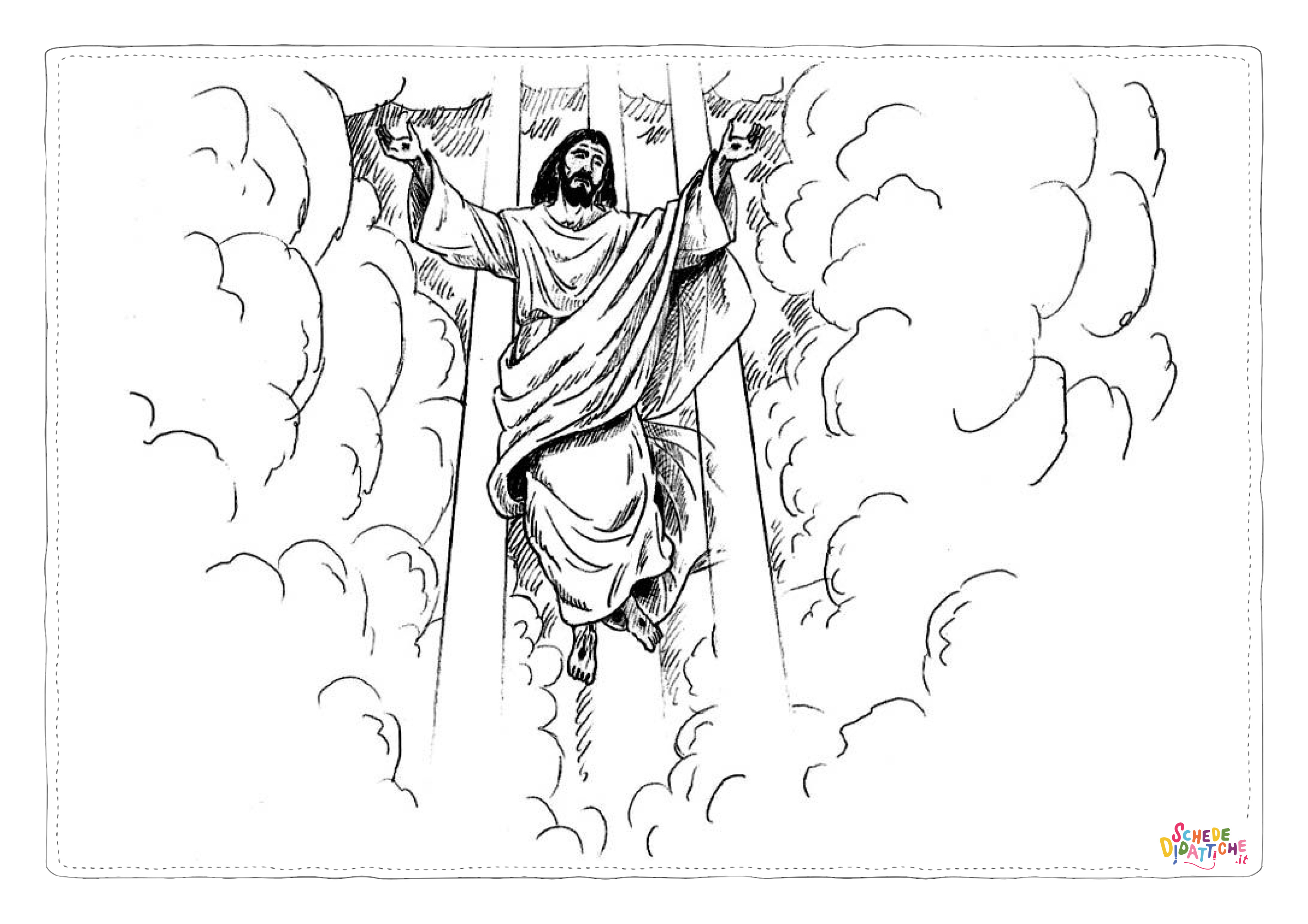 Disegno "Disegno di Cristianesimo da stampare e colorare 351" Disegno di Cristianesimo da stampare e colorare 351