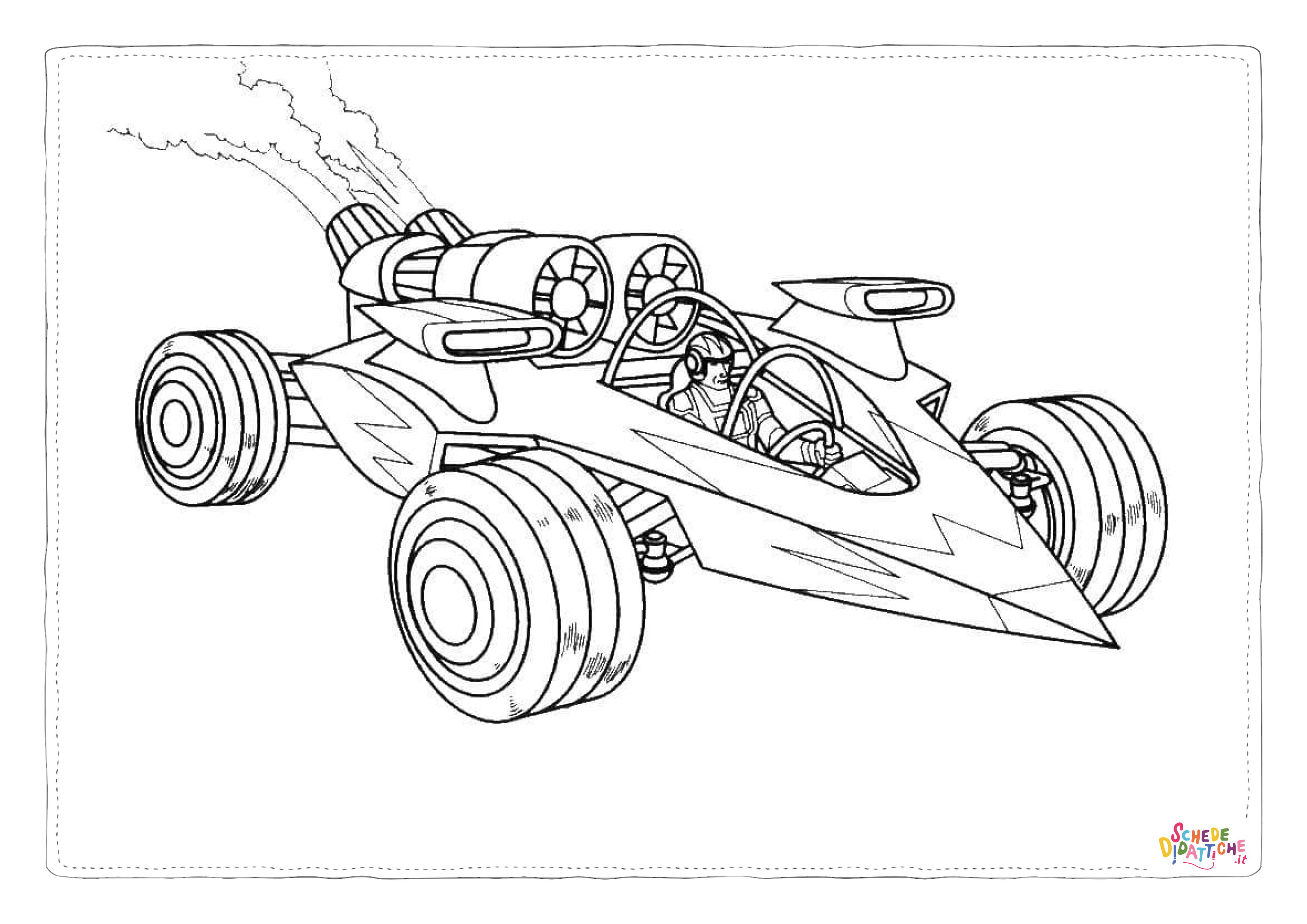 Disegno "Disegno di automobile da stampare e colorare 308" Disegno di automobile da stampare e colorare 308