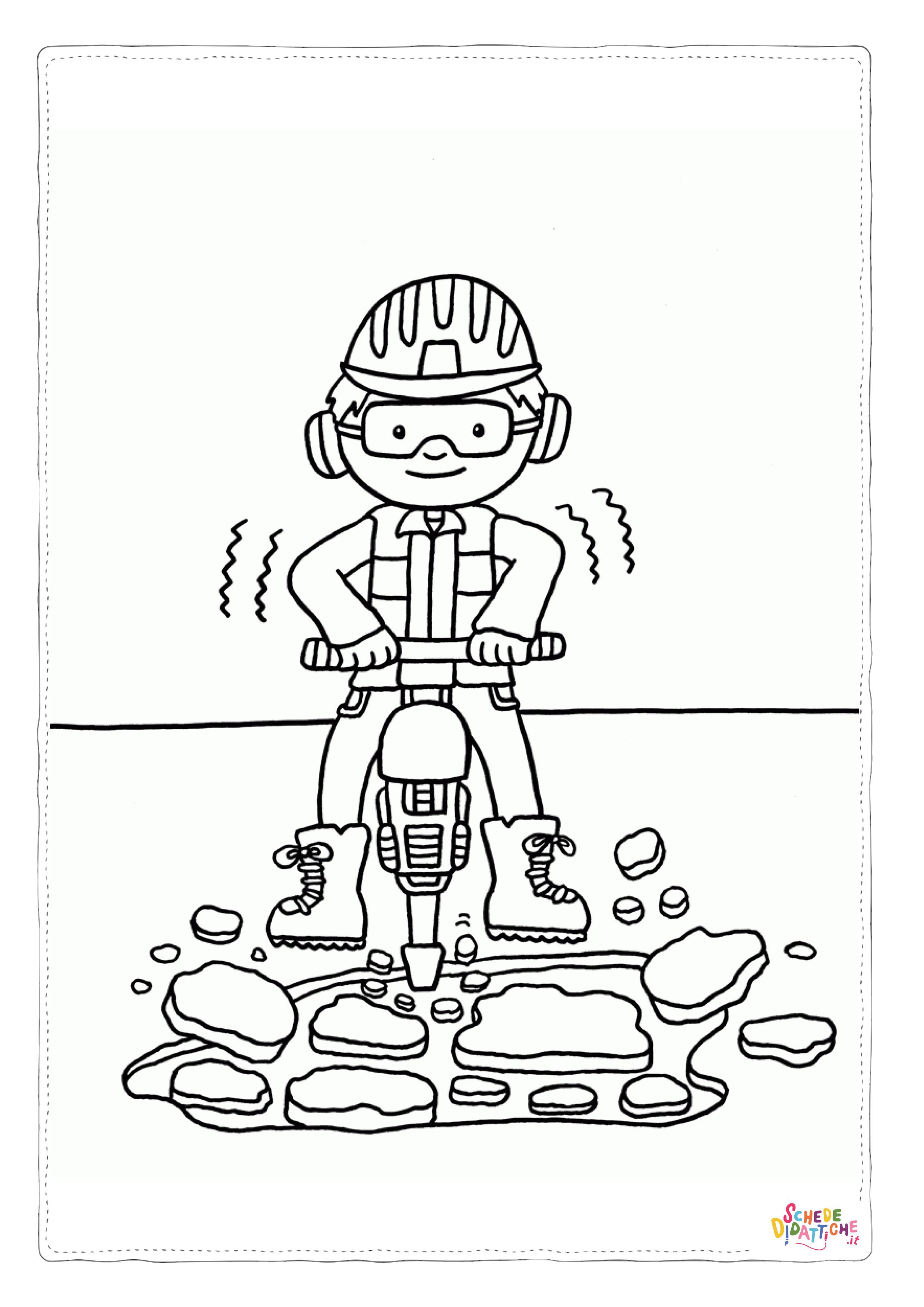 Disegno di Bob aggiustatutto da stampare e colorare 4