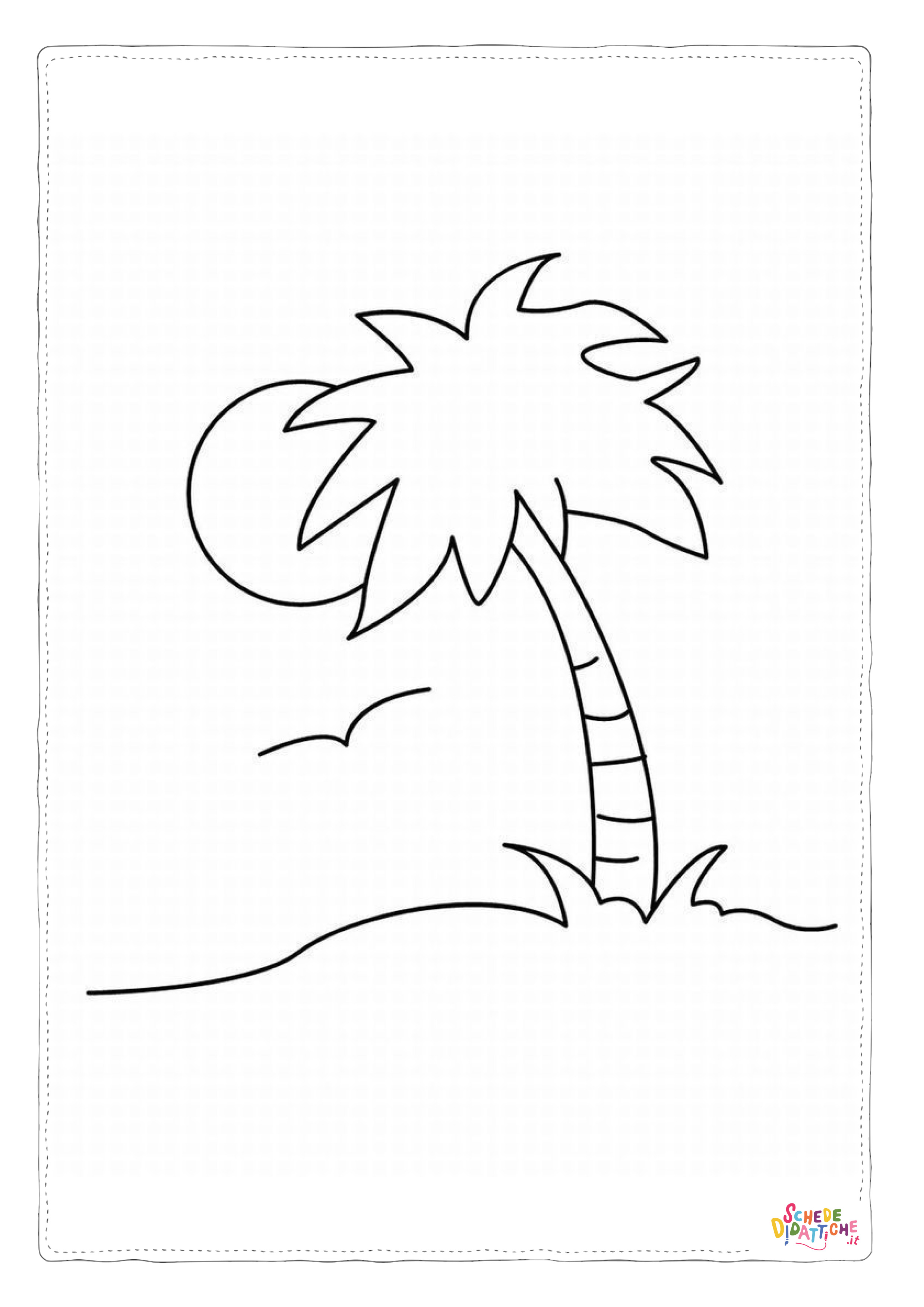 Disegno "Disegno di albero da stampare e colorare 132" Disegno di albero da stampare e colorare 132