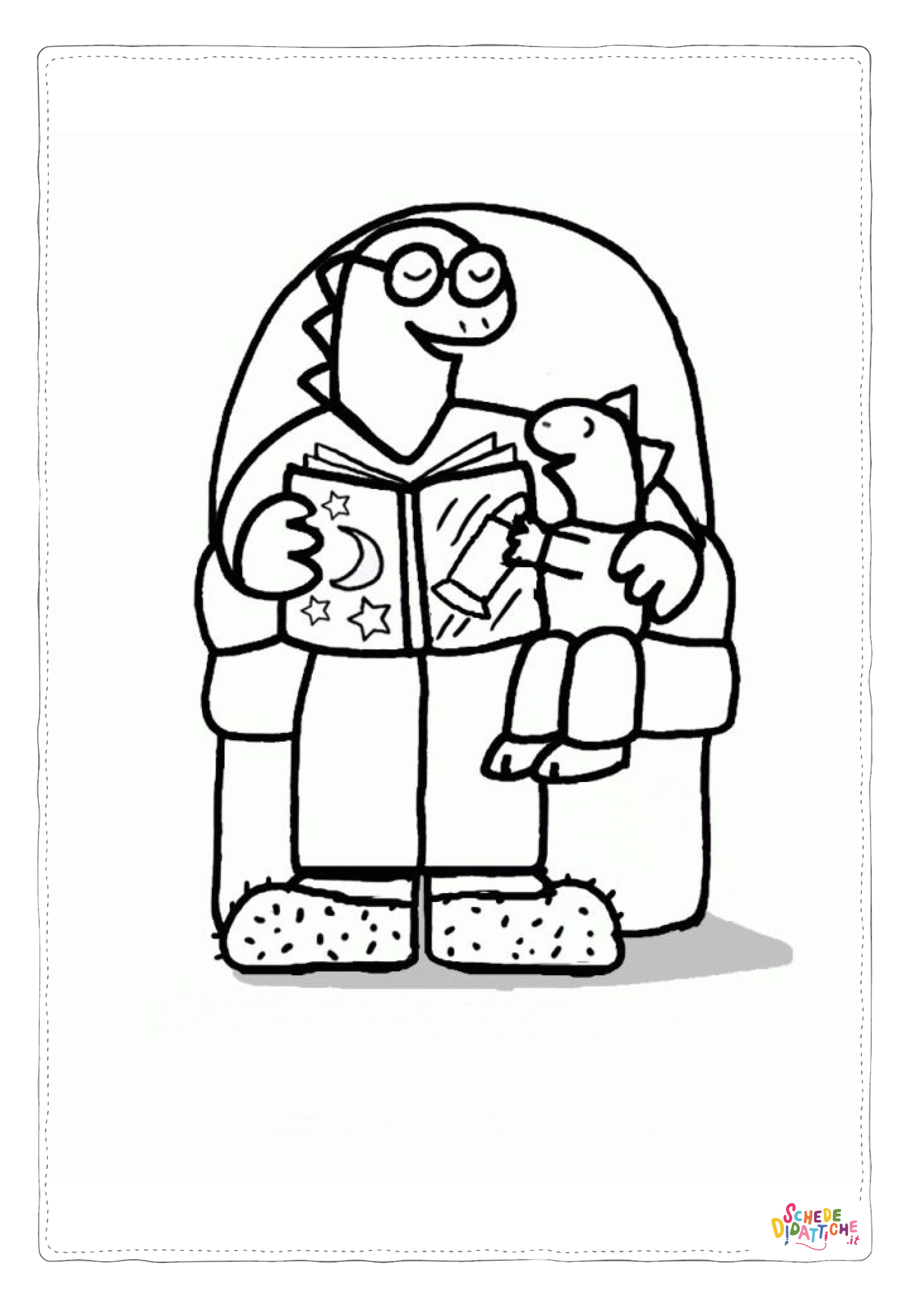 Disegno "Disegno di membro della famiglia da stampare e colorare 14" Disegno di membro della famiglia da stampare e colorare 14