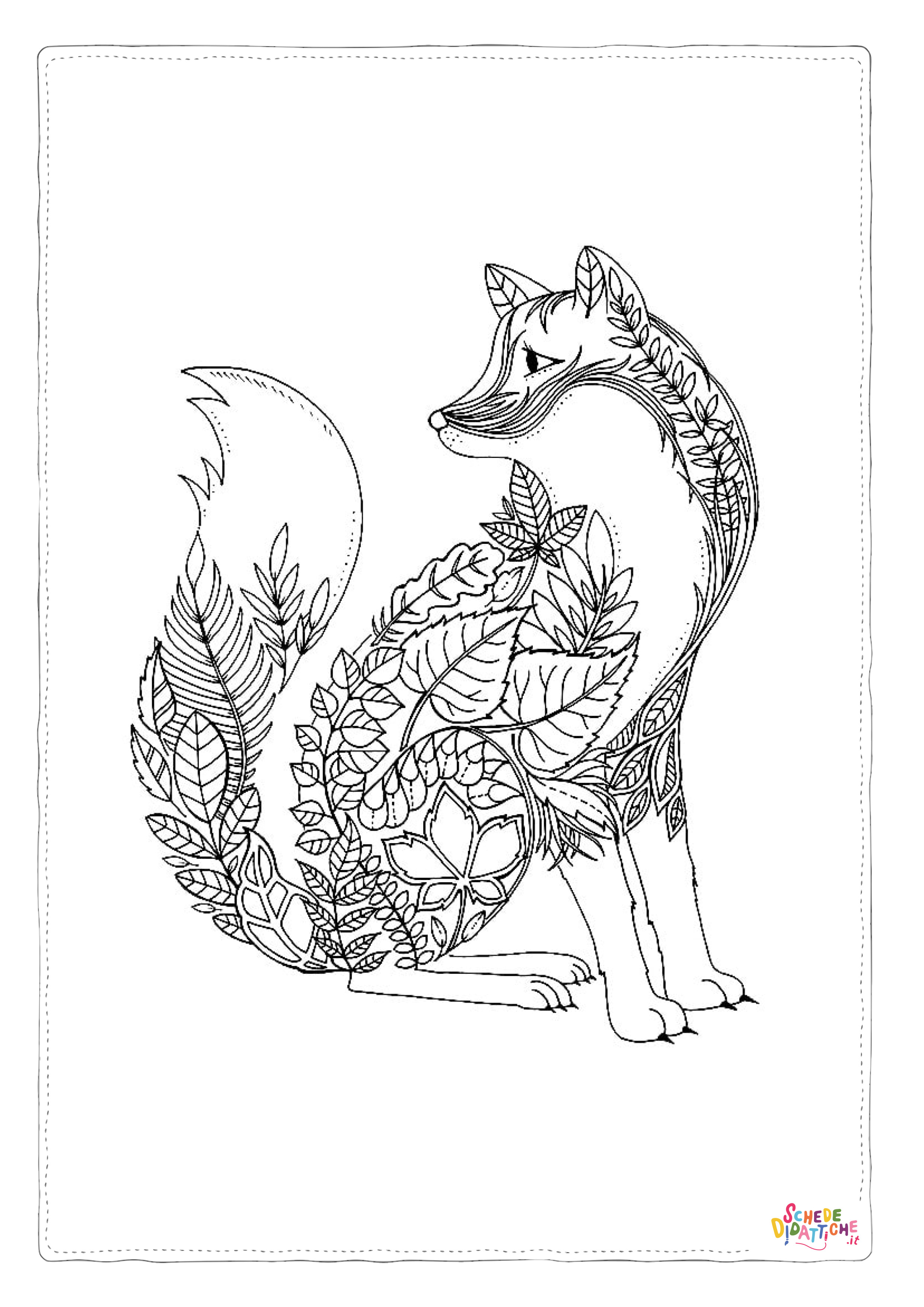 Disegno "Disegno di mandala da stampare e colorare 1100" Disegno di mandala da stampare e colorare 1100