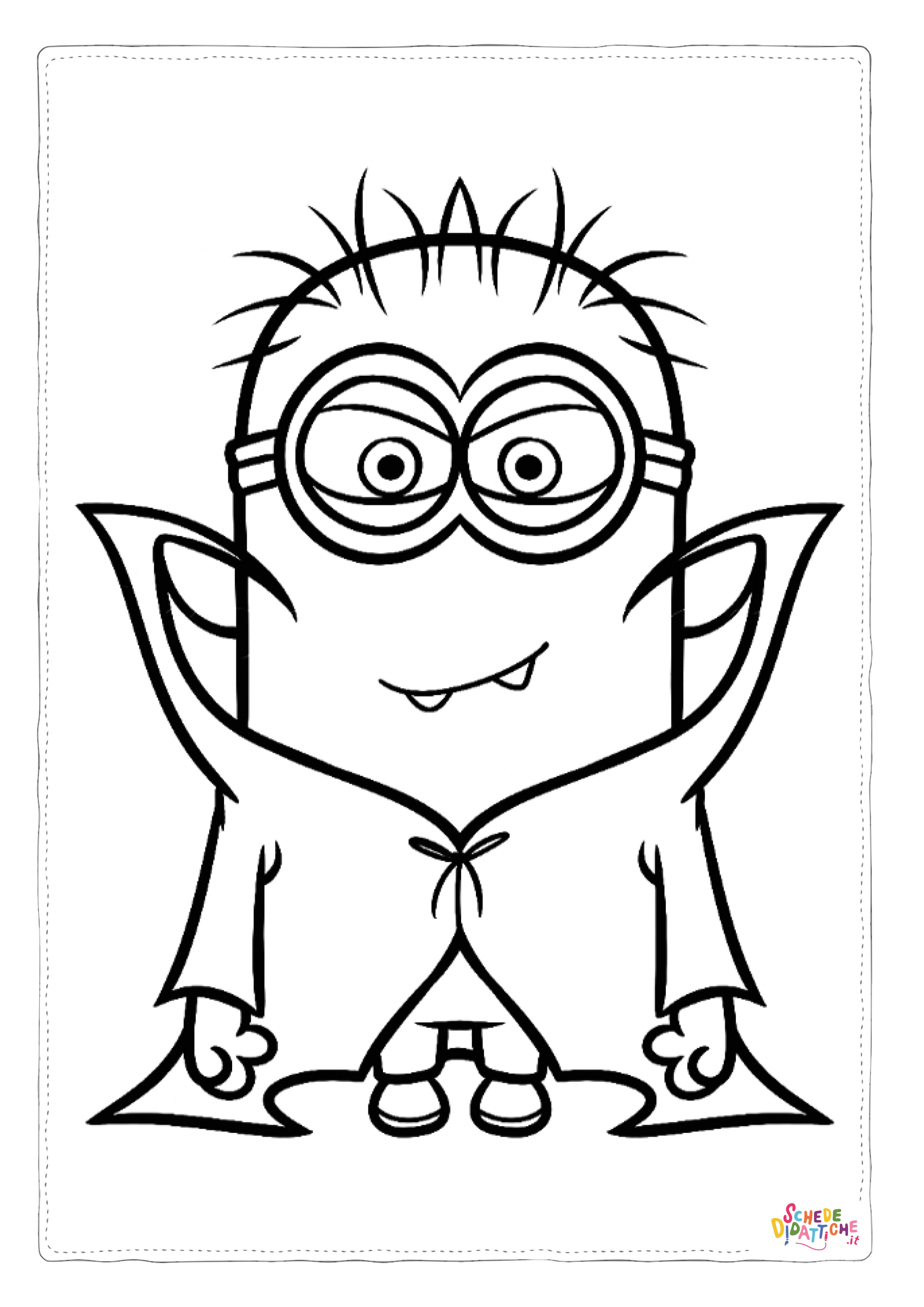 Disegno "Disegno di Cattivissimo me - Minions da stampare e colorare 22" Disegno di Cattivissimo me - Minions da stampare e colorare 22