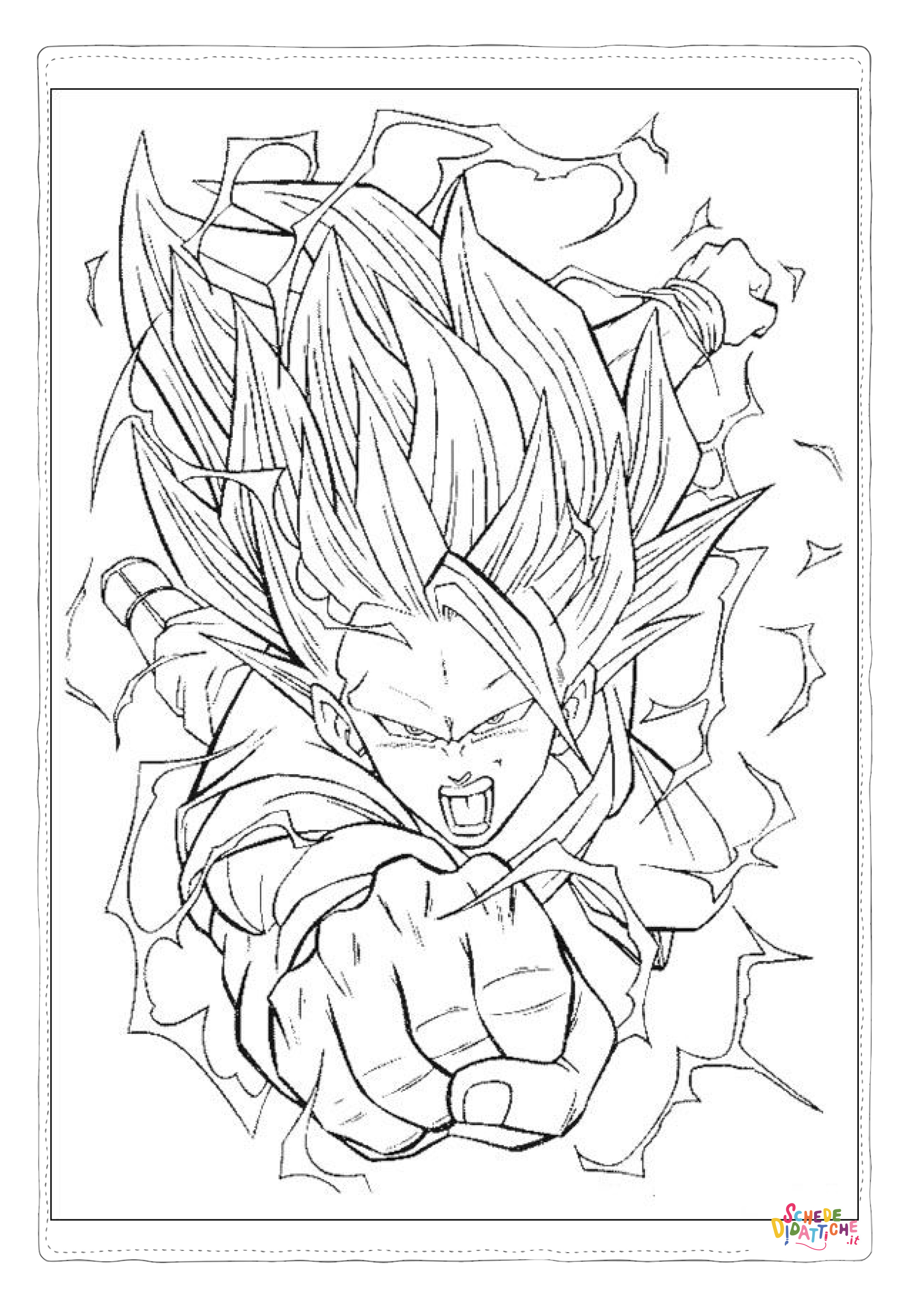 Disegno di Dragon Ball da stampare e colorare 118