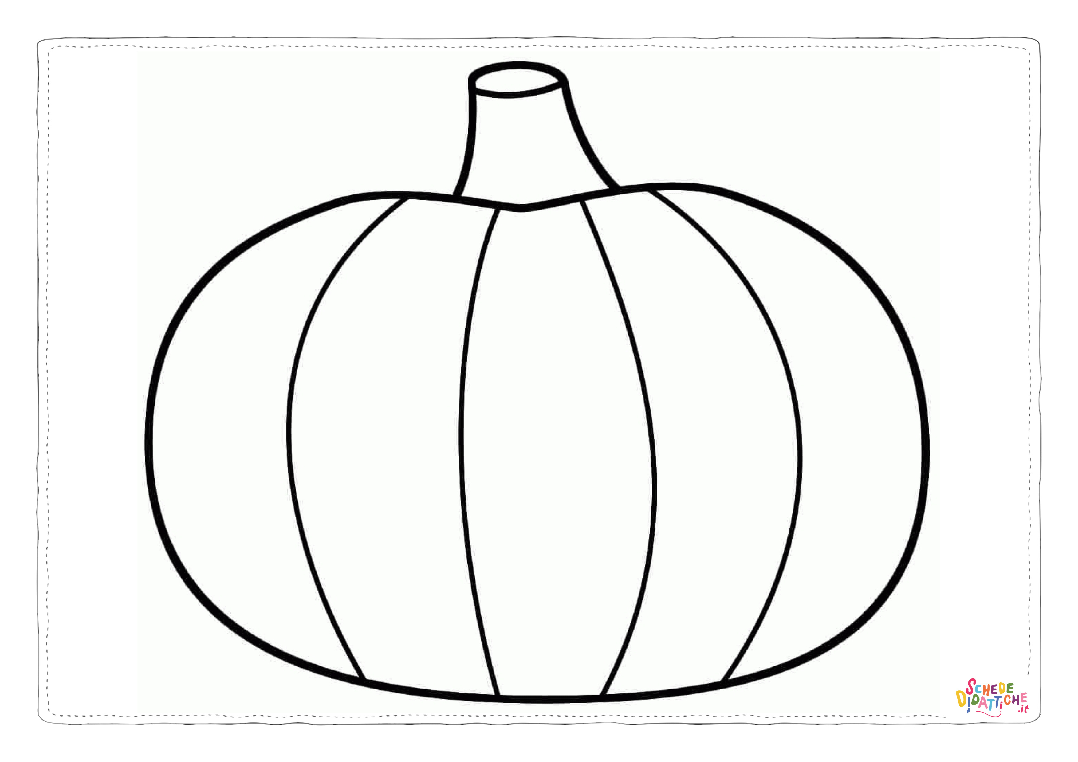 Disegno "Disegno di zucca di Halloween da stampare e colorare 21" Disegno di zucca di Halloween da stampare e colorare 21