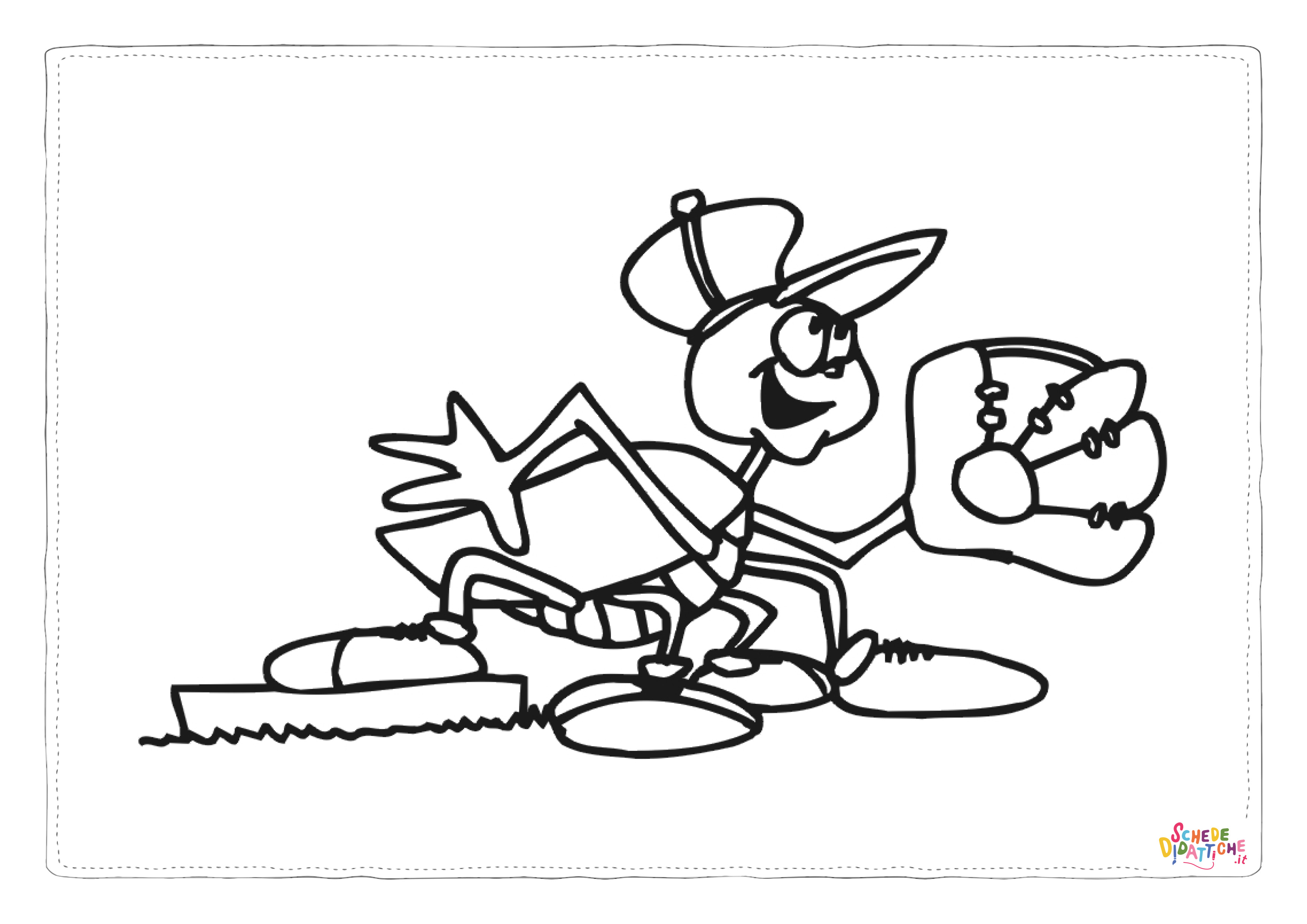 Disegno di ragno da stampare e colorare 21