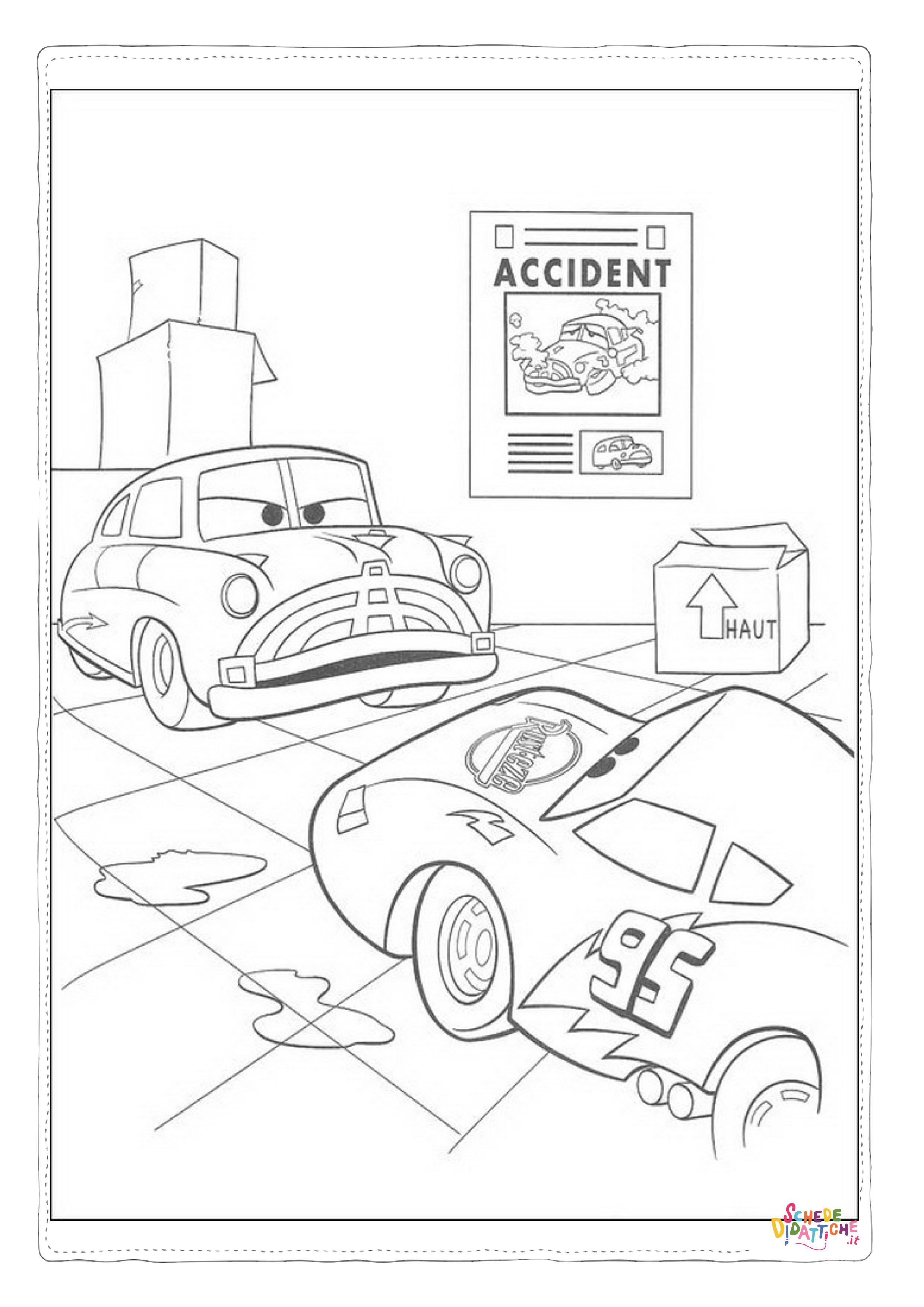 Disegno "Disegno di Cars da stampare e colorare 178" Disegno di Cars da stampare e colorare 178
