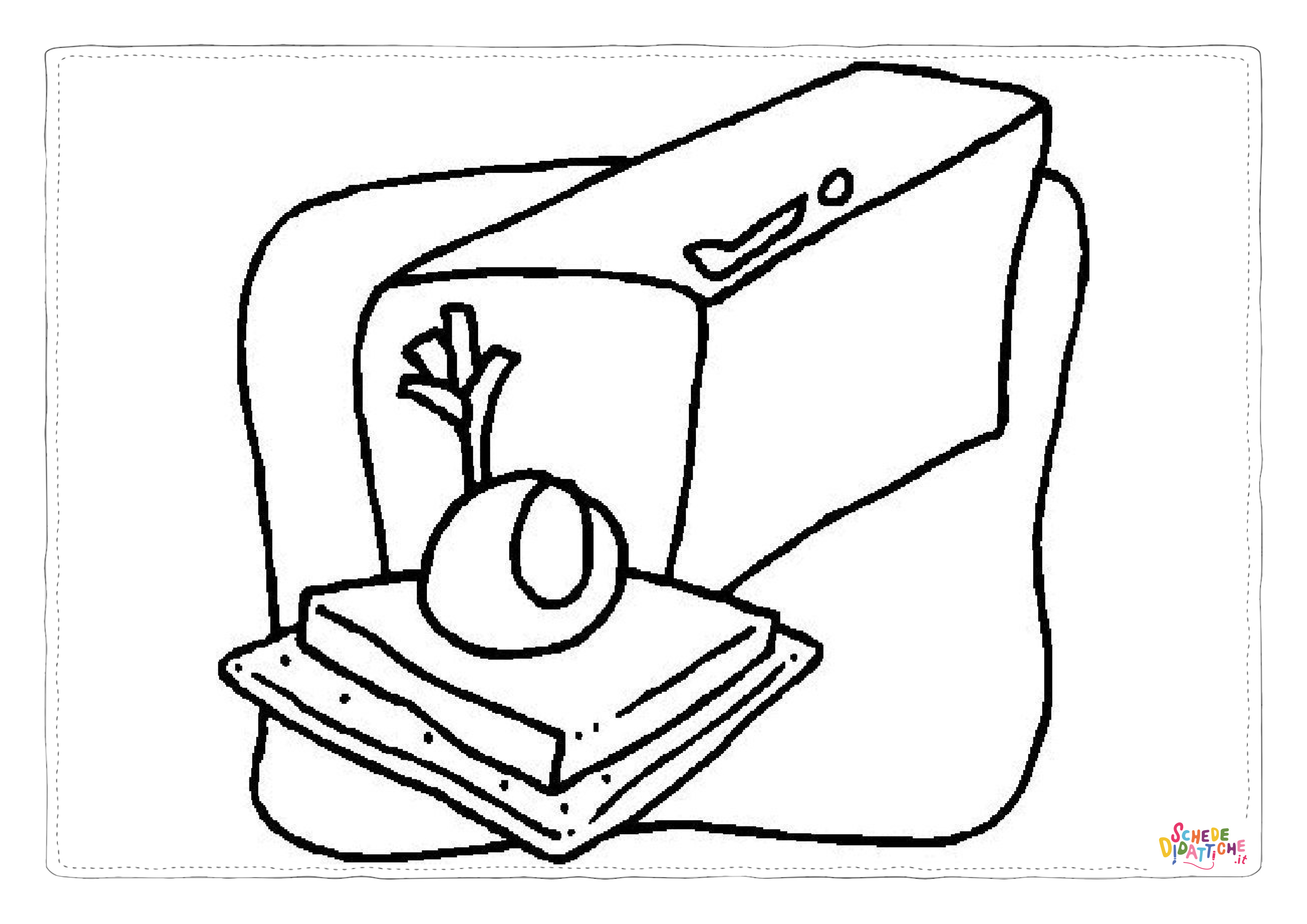 Disegno "Disegno di colazione da stampare e colorare 37" Disegno di colazione da stampare e colorare 37