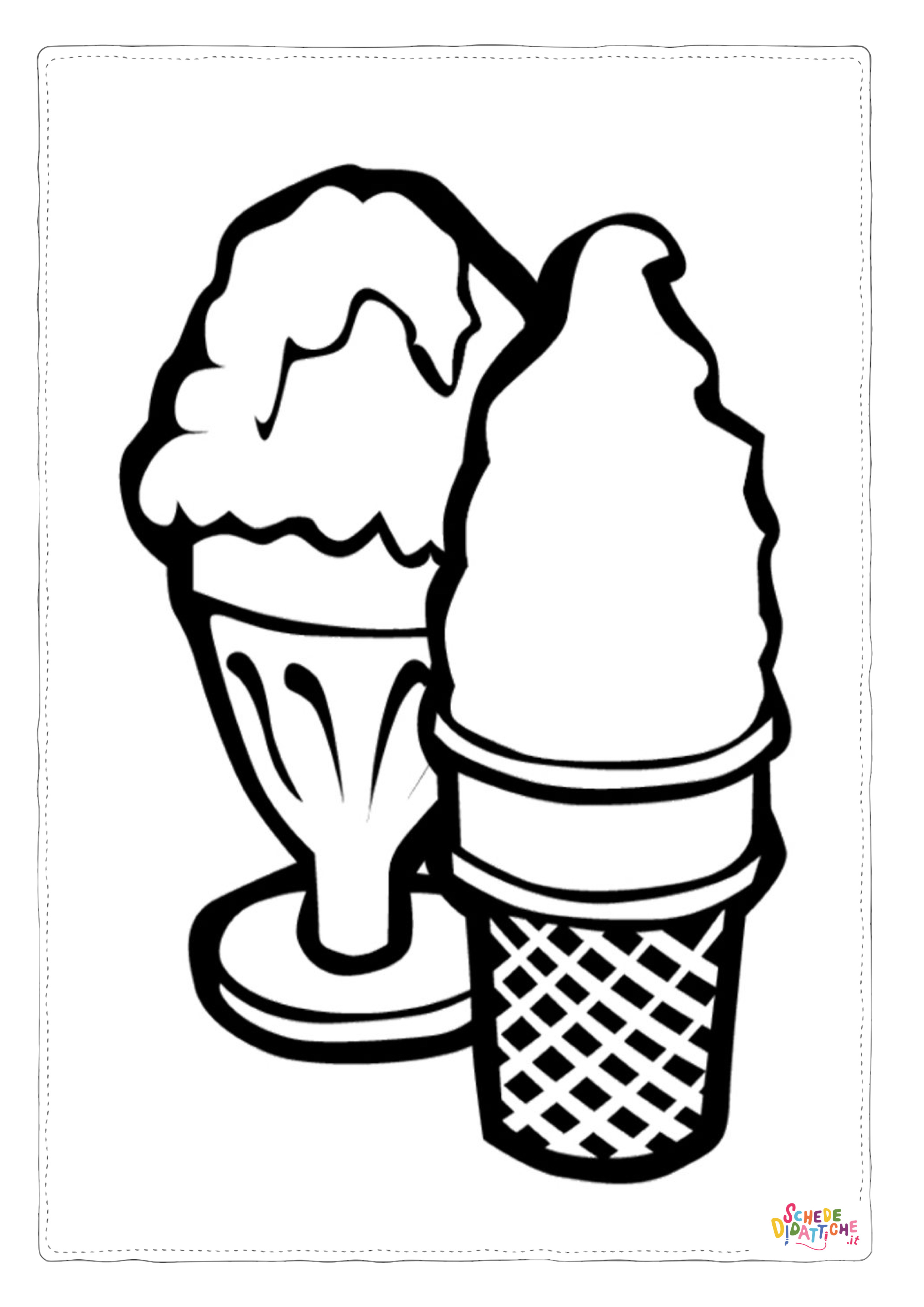 Disegno di dolce da stampare e colorare 114