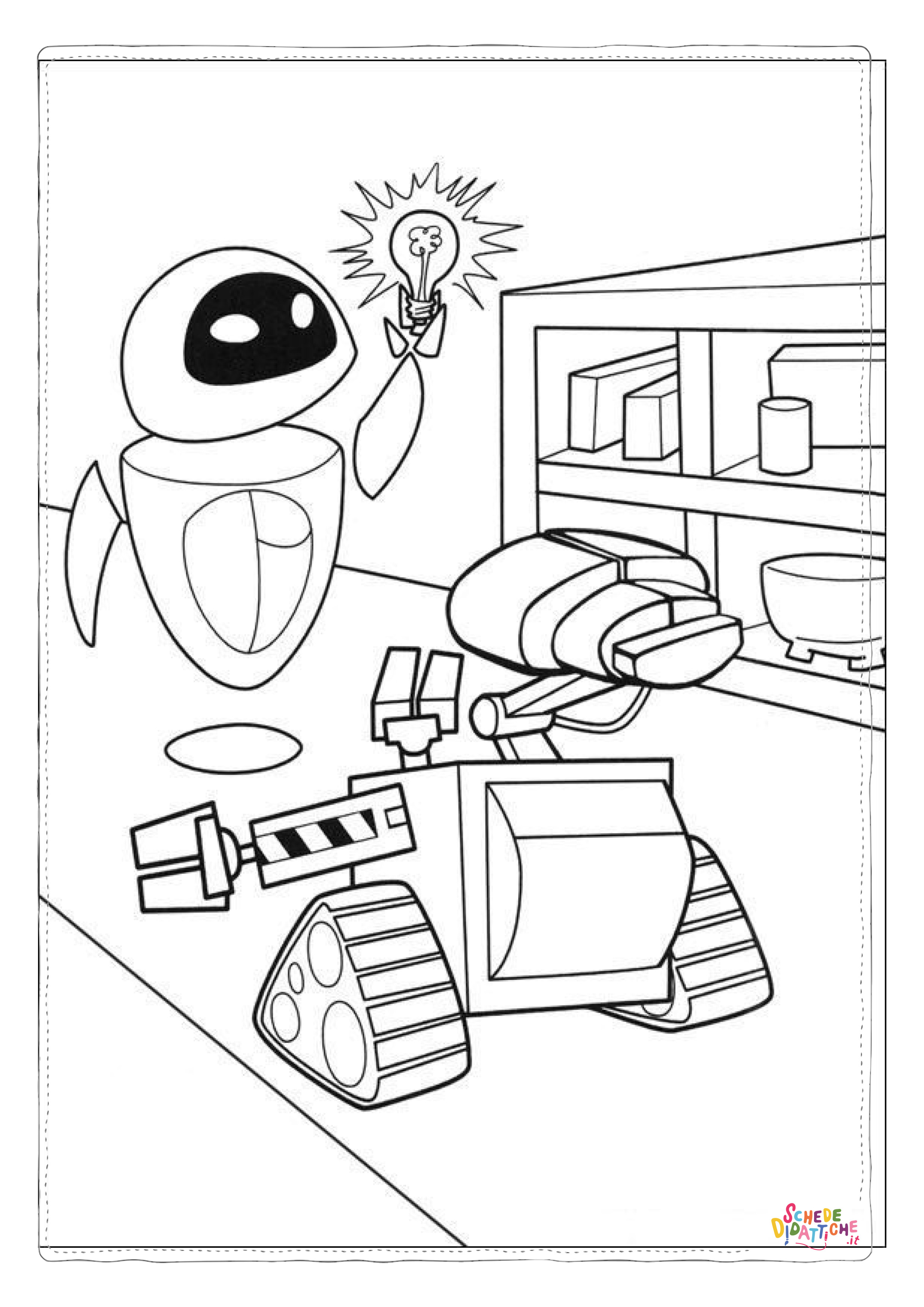 Disegno di Wall-E da stampare e colorare 22