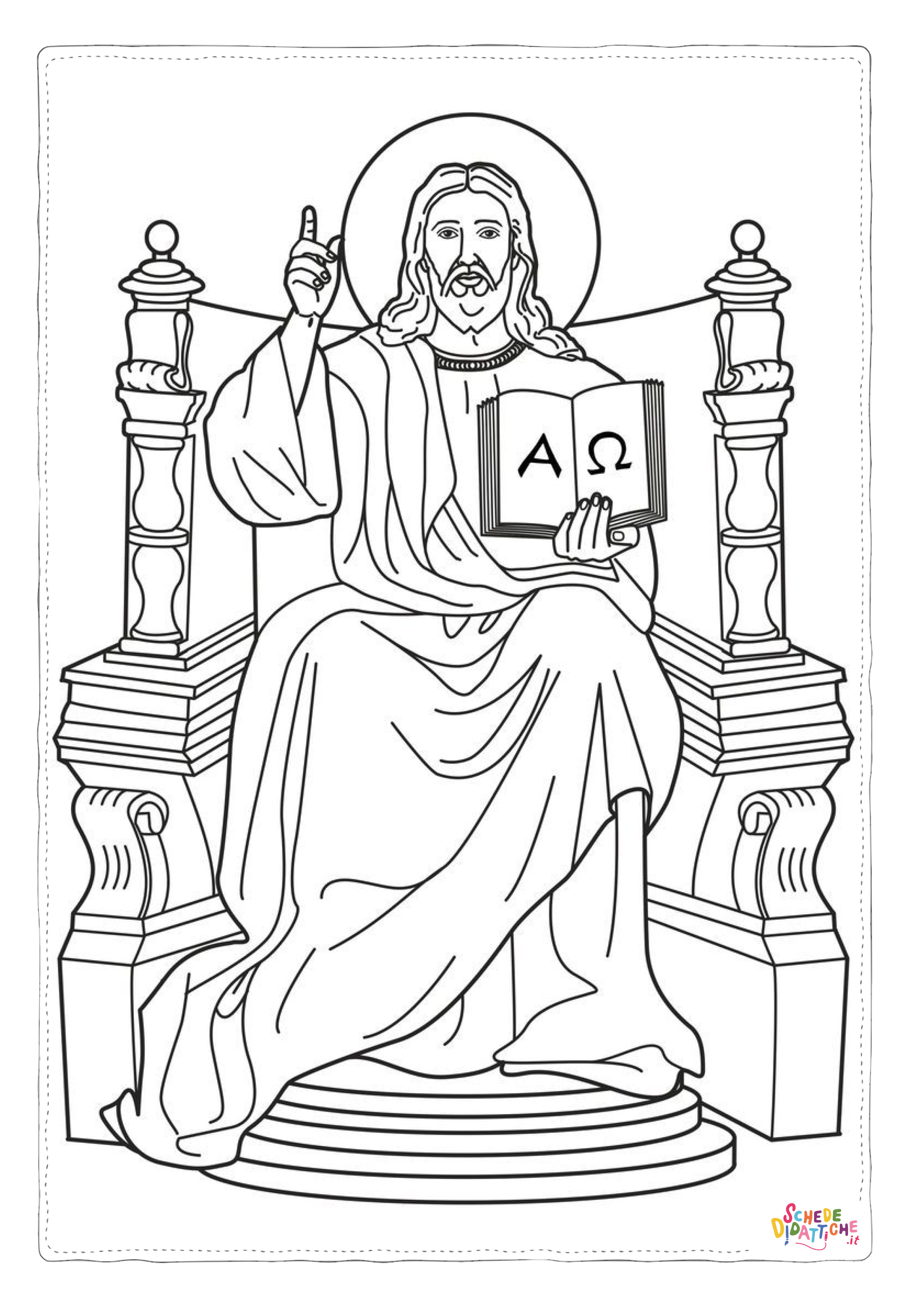 Disegno "Disegno di Cristianesimo da stampare e colorare 246" Disegno di Cristianesimo da stampare e colorare 246