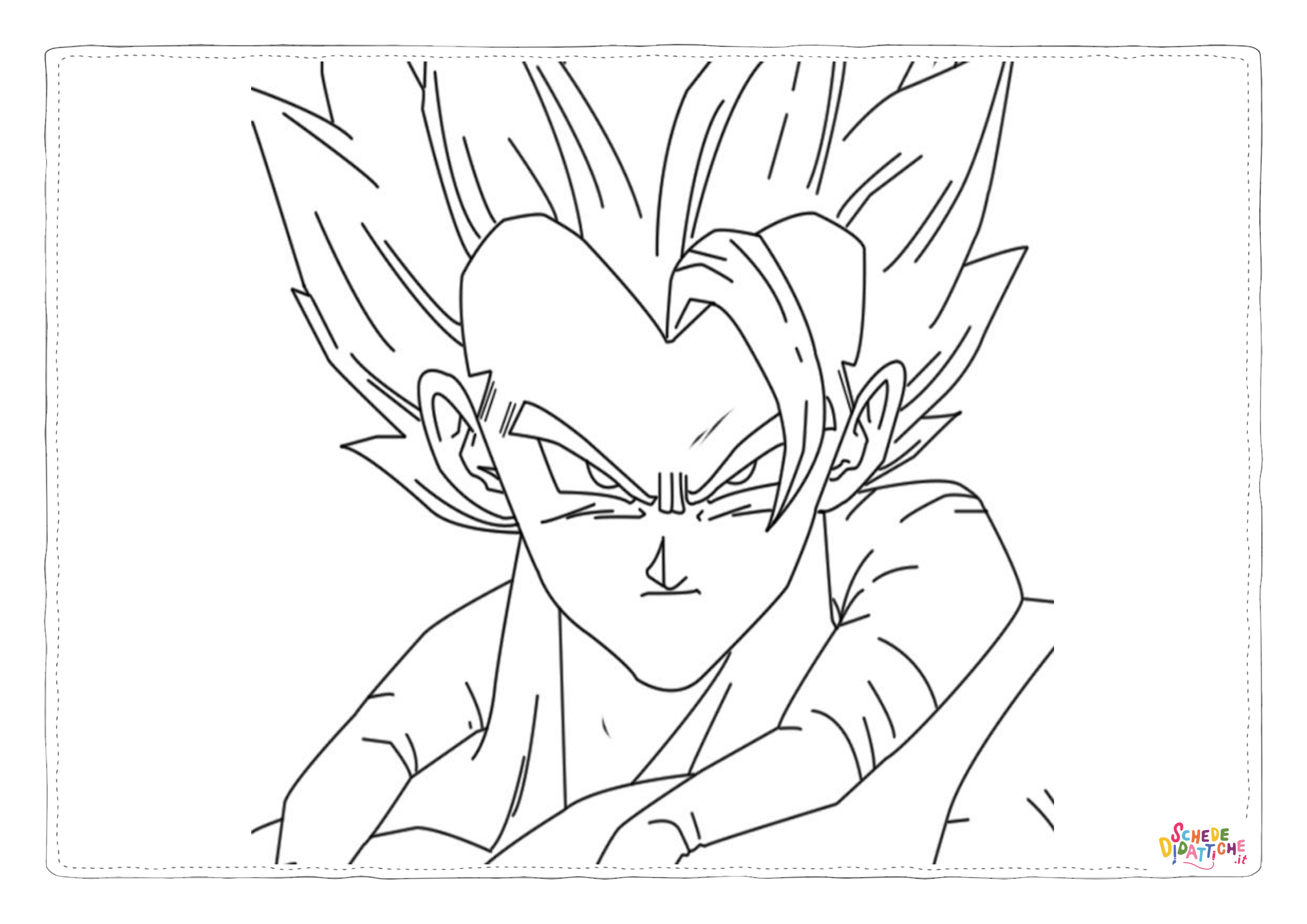 Disegno "Disegno di Dragon Ball da stampare e colorare 32" Disegno di Dragon Ball da stampare e colorare 32