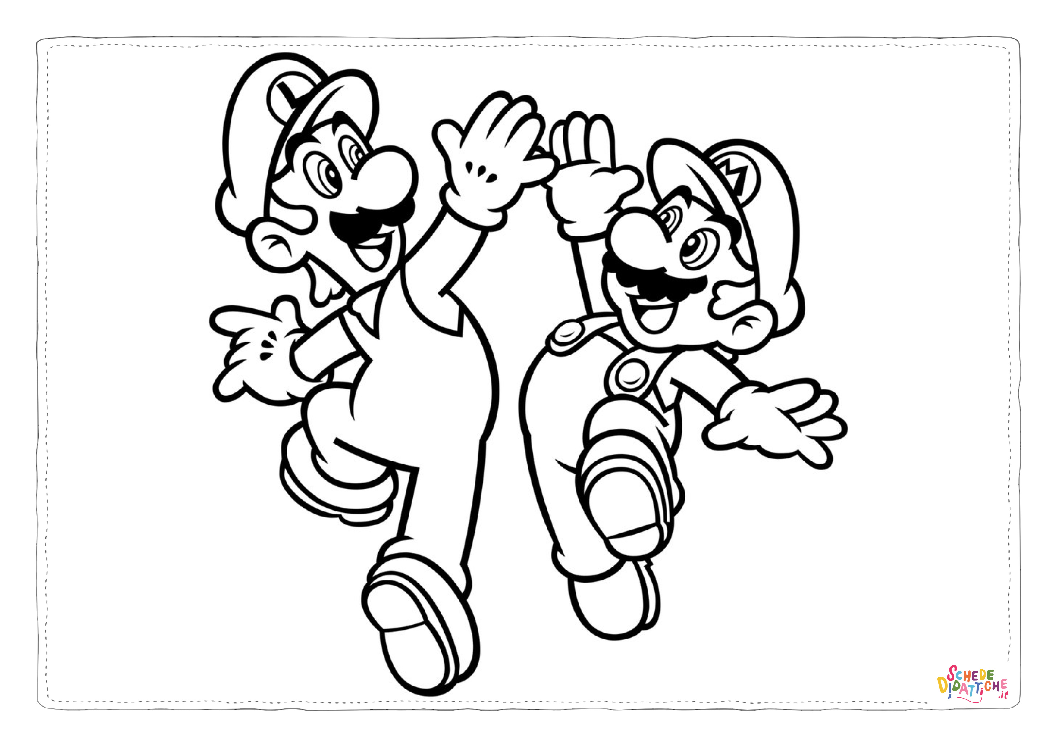 Disegno "Disegno di Super Mario da stampare e colorare 82" Disegno di Super Mario da stampare e colorare 82