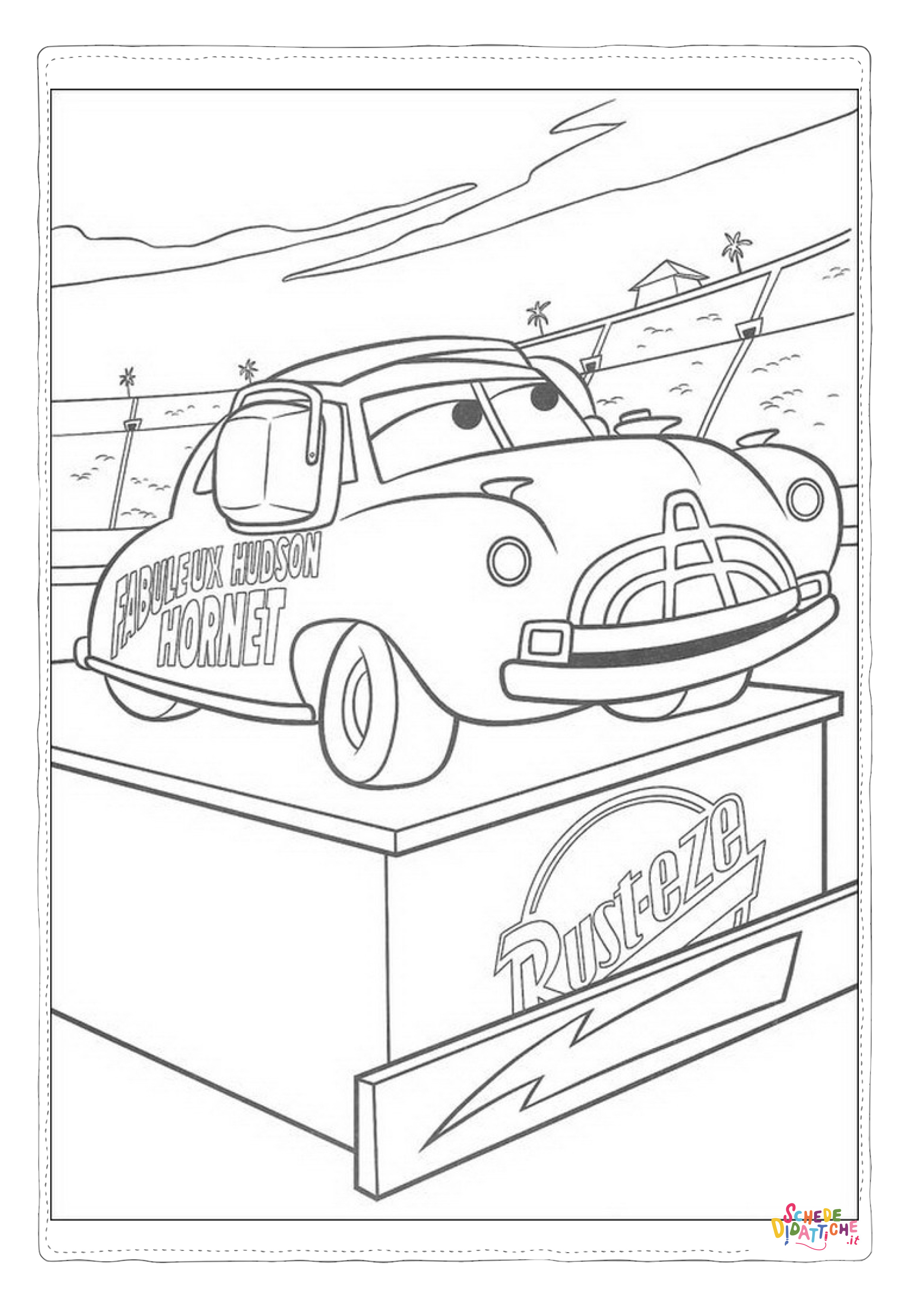 Disegno "Disegno di Cars da stampare e colorare 183" Disegno di Cars da stampare e colorare 183