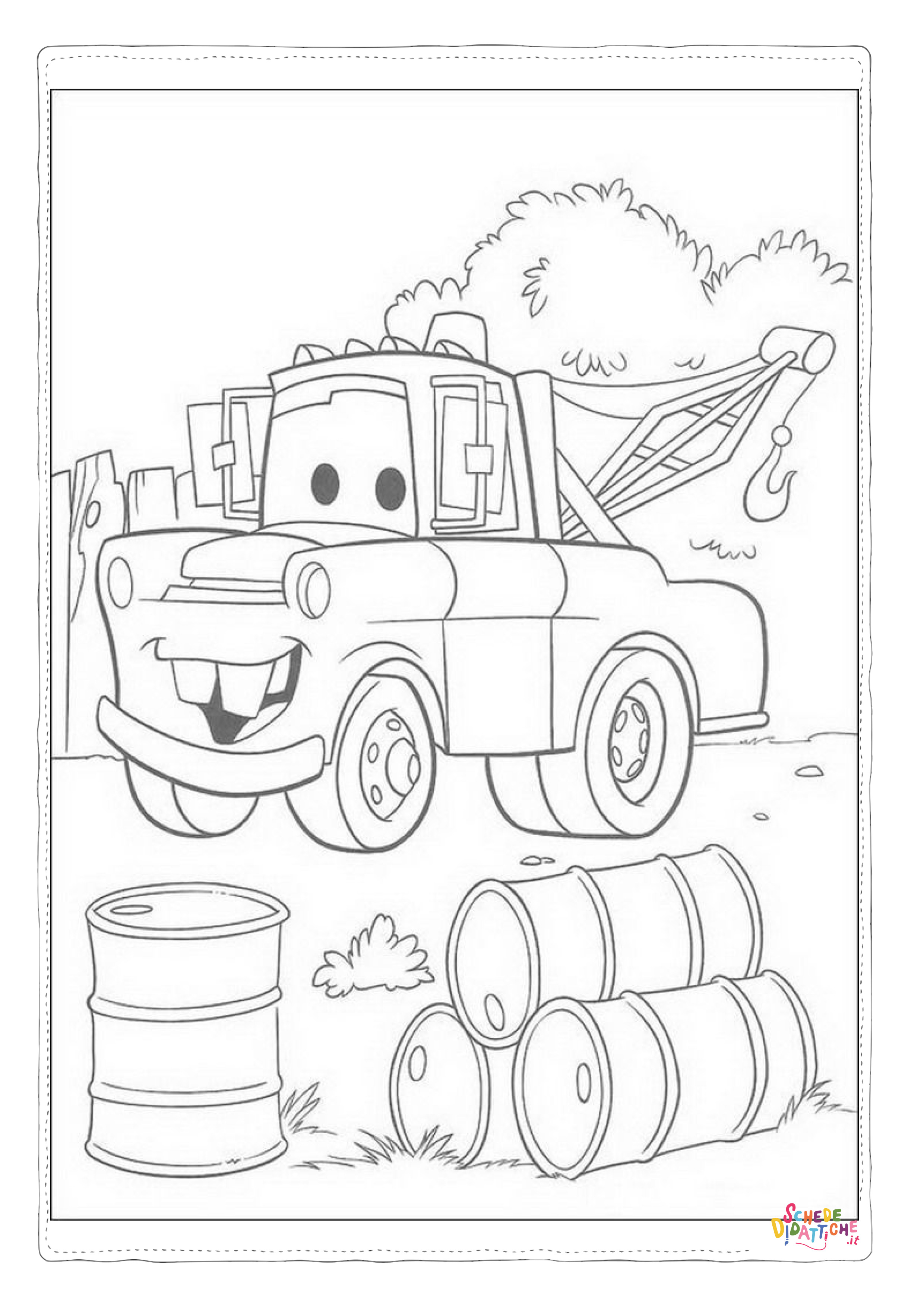 Disegno di Cars da stampare e colorare 264