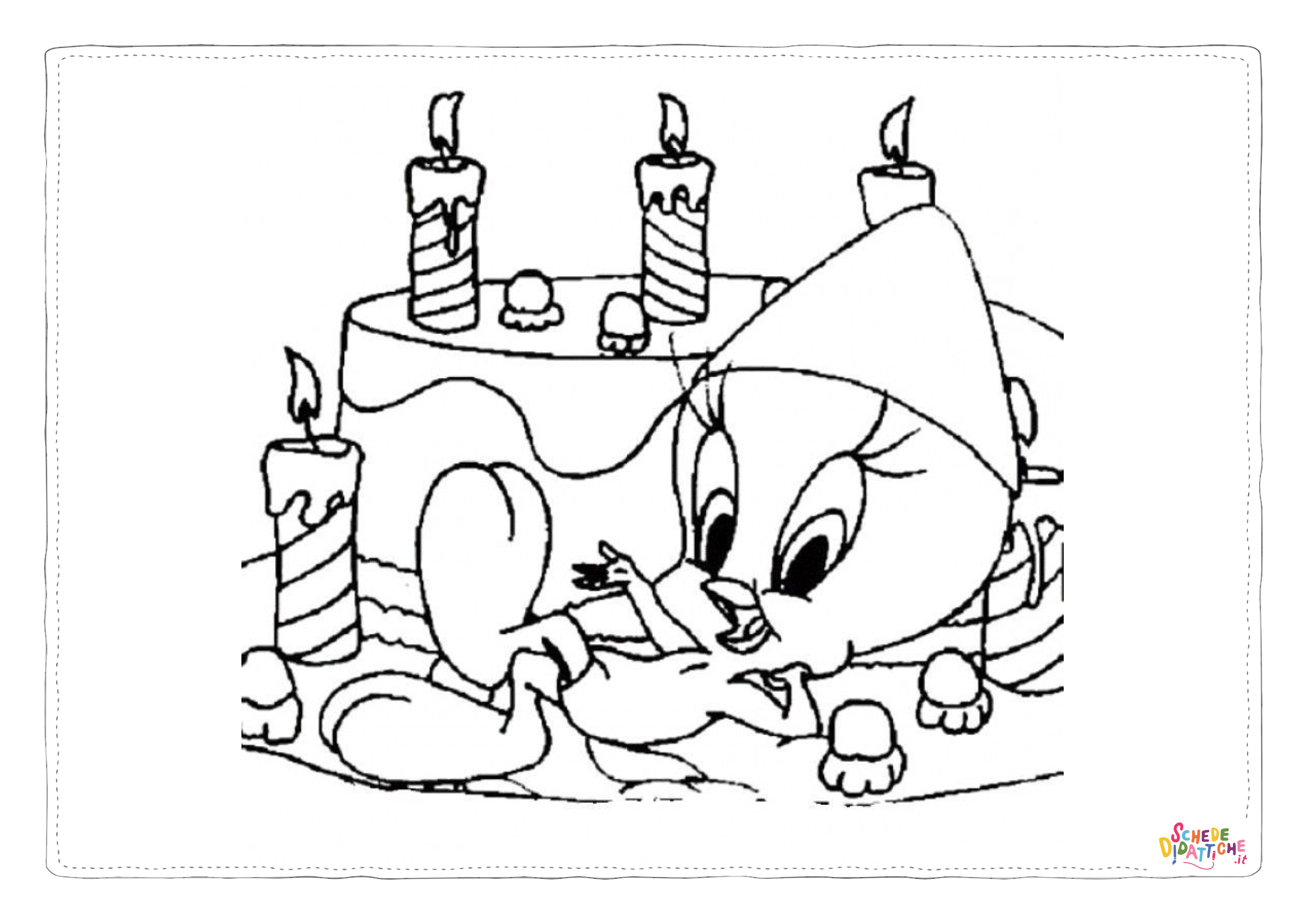 Disegno "Disegno di Titty da stampare e colorare 43" Disegno di Titty da stampare e colorare 43