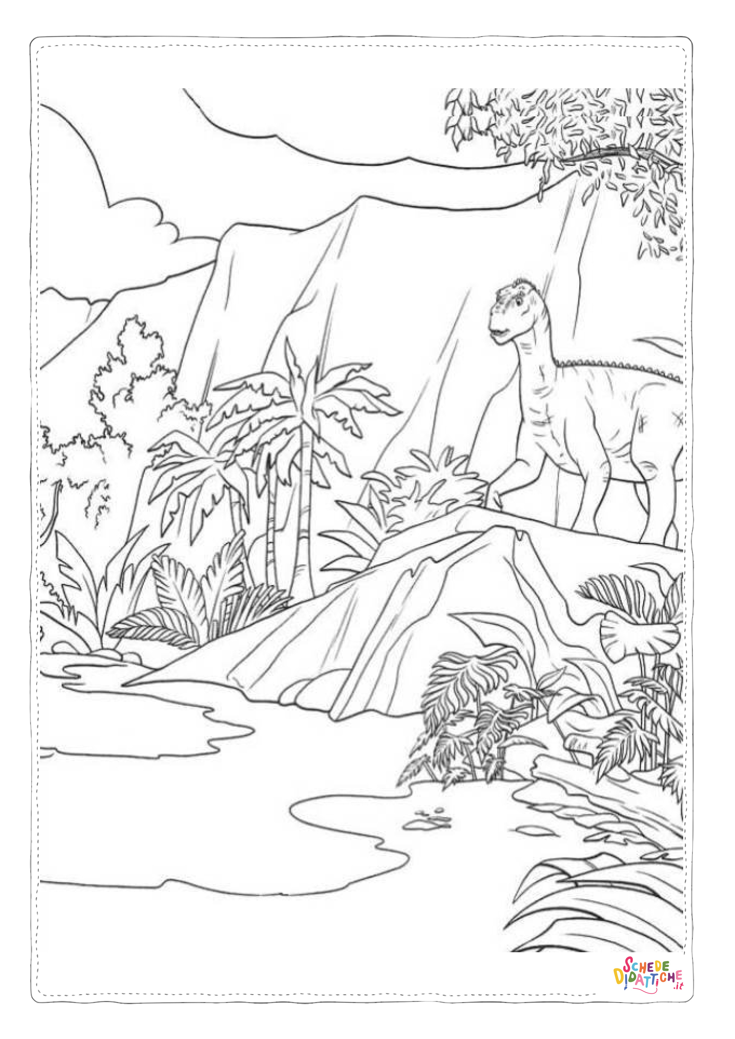 Disegno di Dinosauri - Il film da stampare e colorare 7