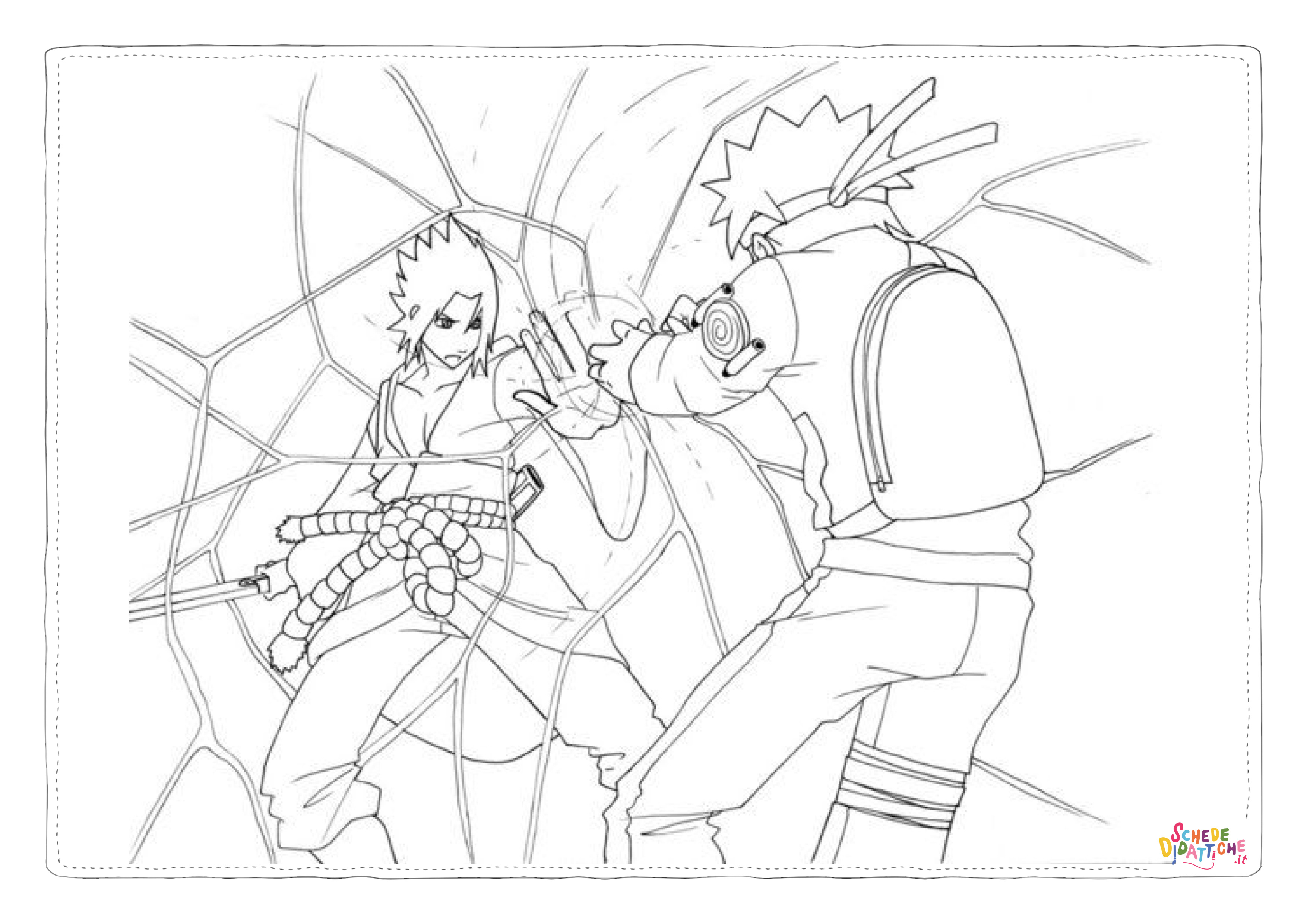 Disegno "Disegno di Naruto da stampare e colorare 6" Disegno di Naruto da stampare e colorare 6