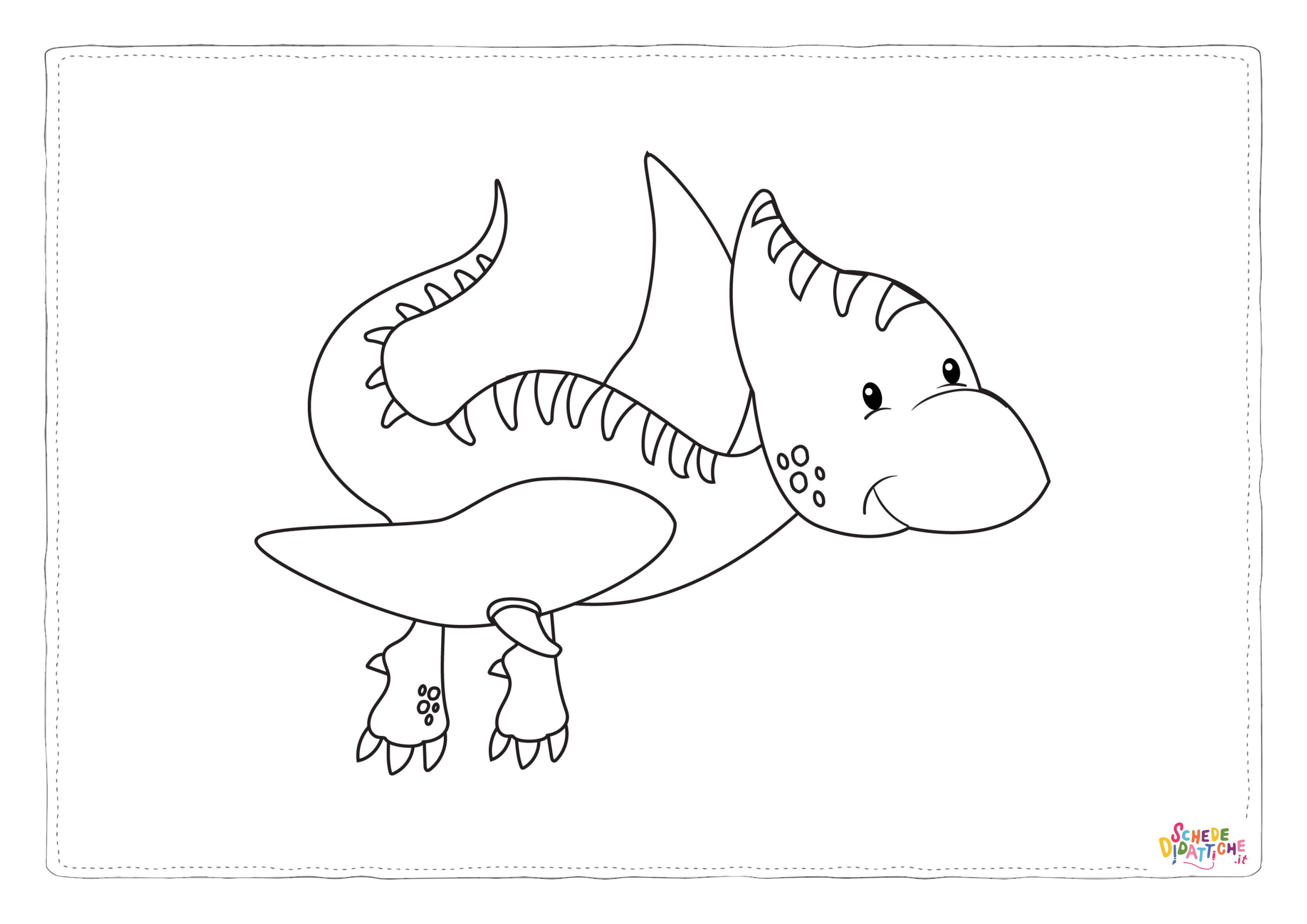Disegno "DINOSAUR-PARTY-STAMPS-08" DINOSAUR-PARTY-STAMPS-08