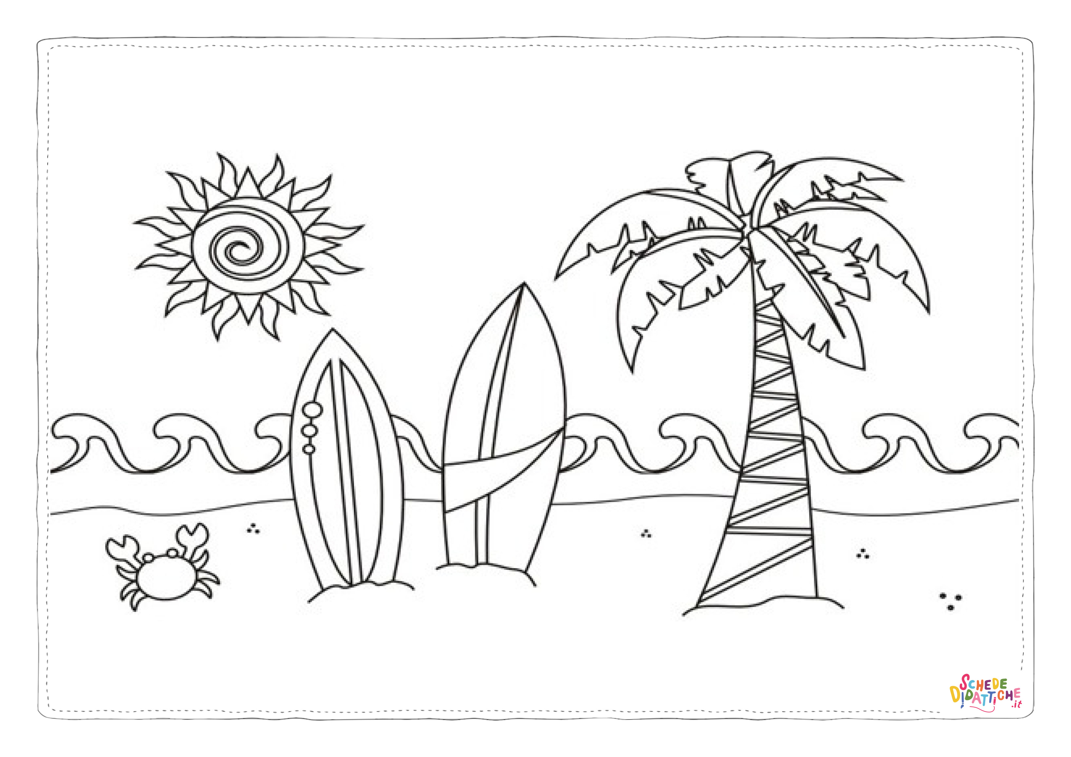 Disegno "Disegni Estate in spiaggia 2" Disegni Estate in spiaggia 2