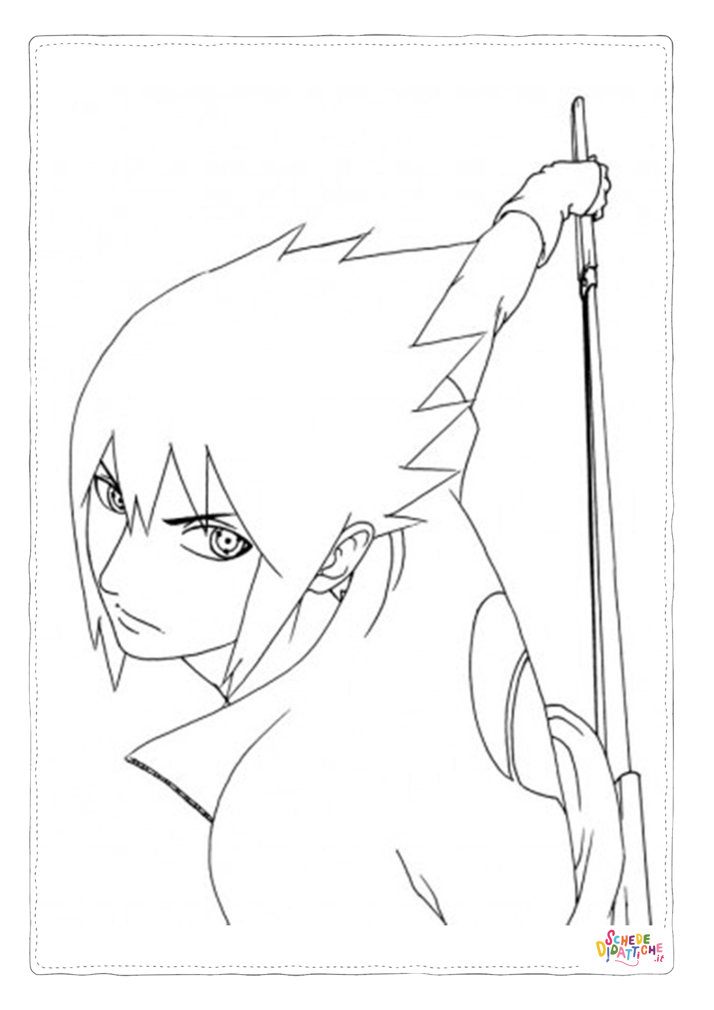 Disegno di Naruto da stampare e colorare 4
