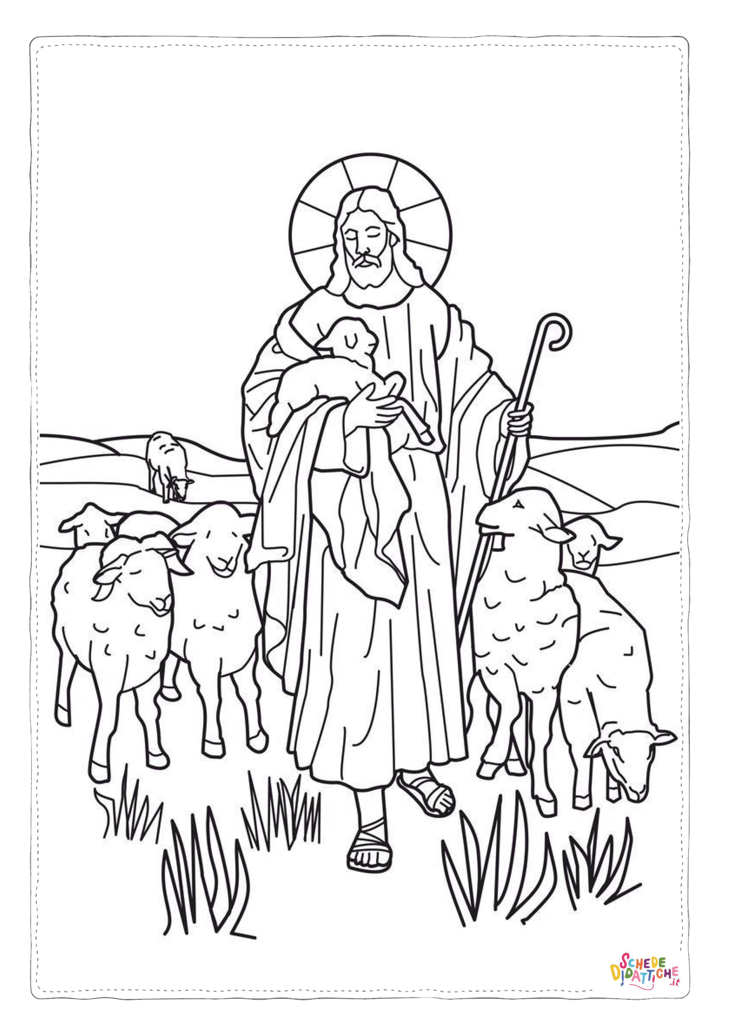 Disegno "Disegno di Cristianesimo da stampare e colorare 28" Disegno di Cristianesimo da stampare e colorare 28