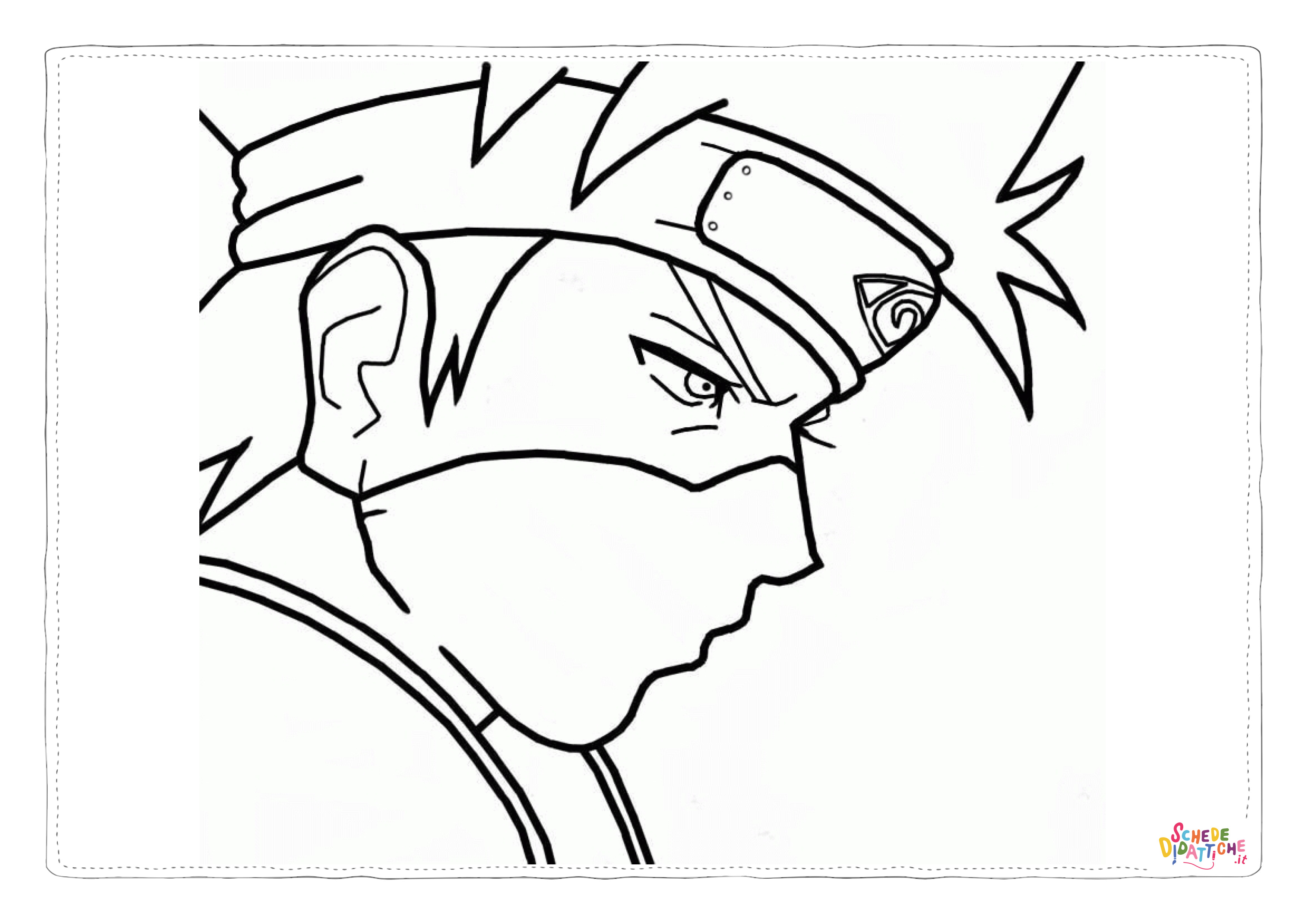 Disegno di Naruto da stampare e colorare 5