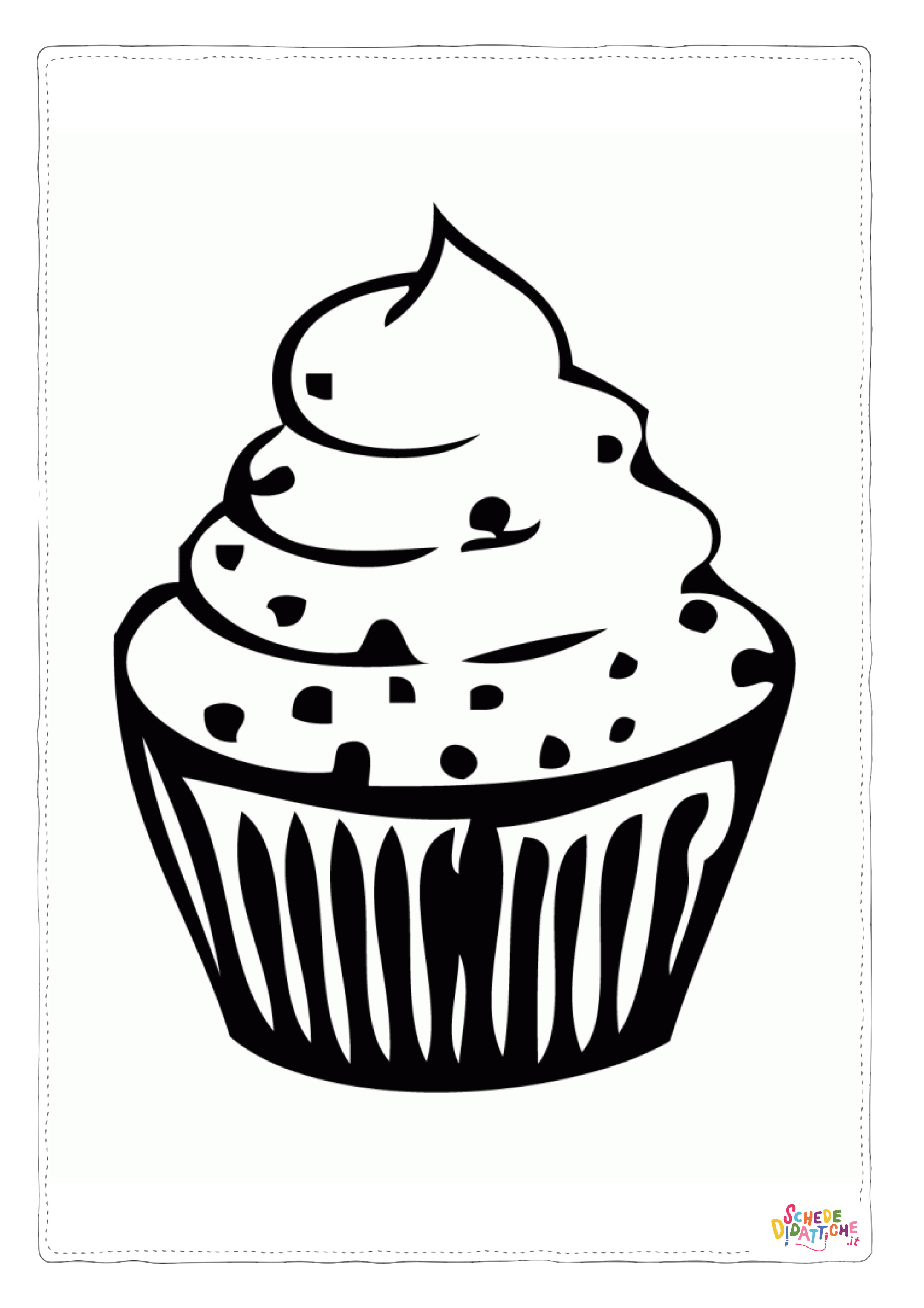 Disegno "Disegno di gelato da stampare e colorare 46" Disegno di gelato da stampare e colorare 46