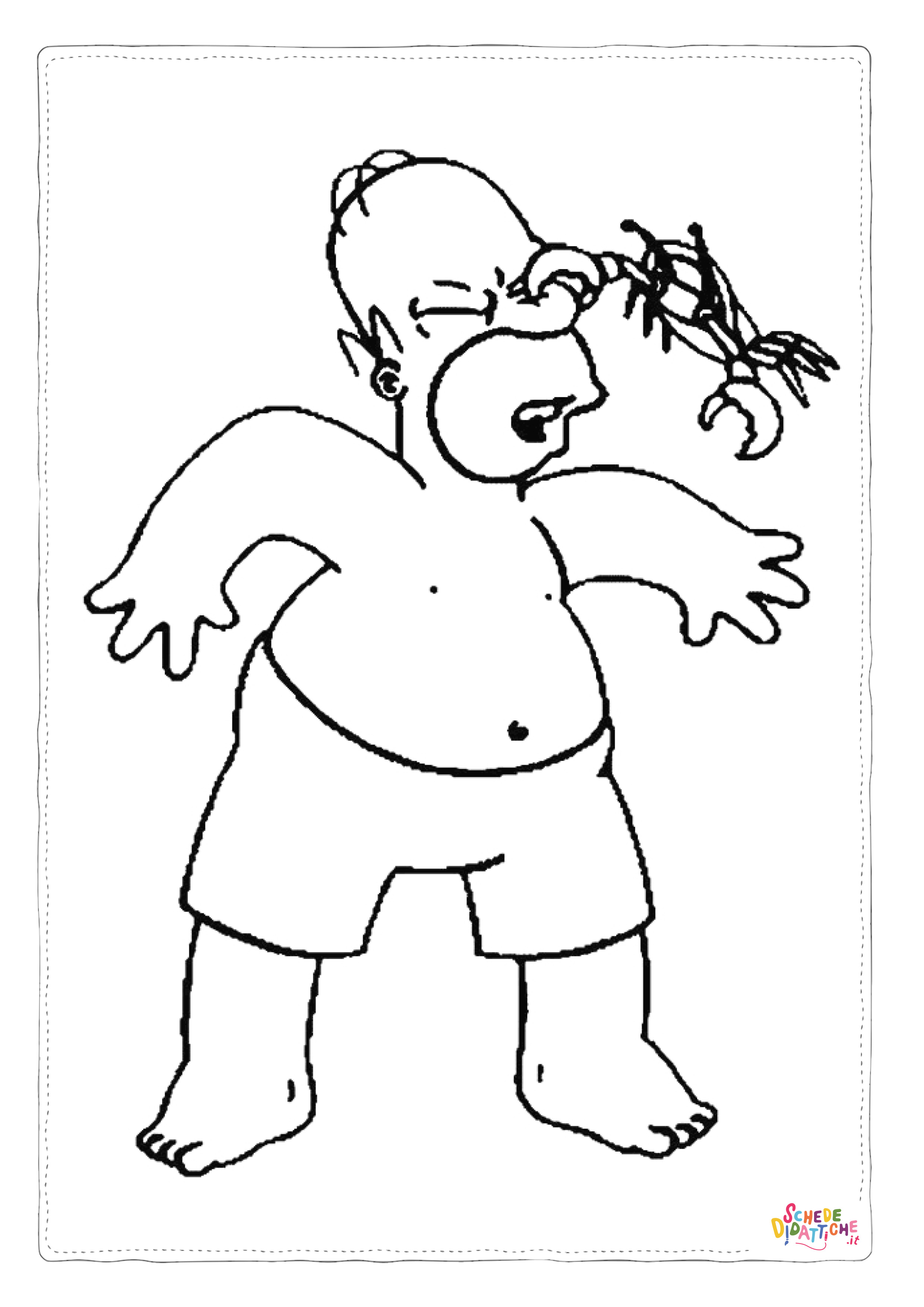 Disegno di I Simpson da stampare e colorare 33