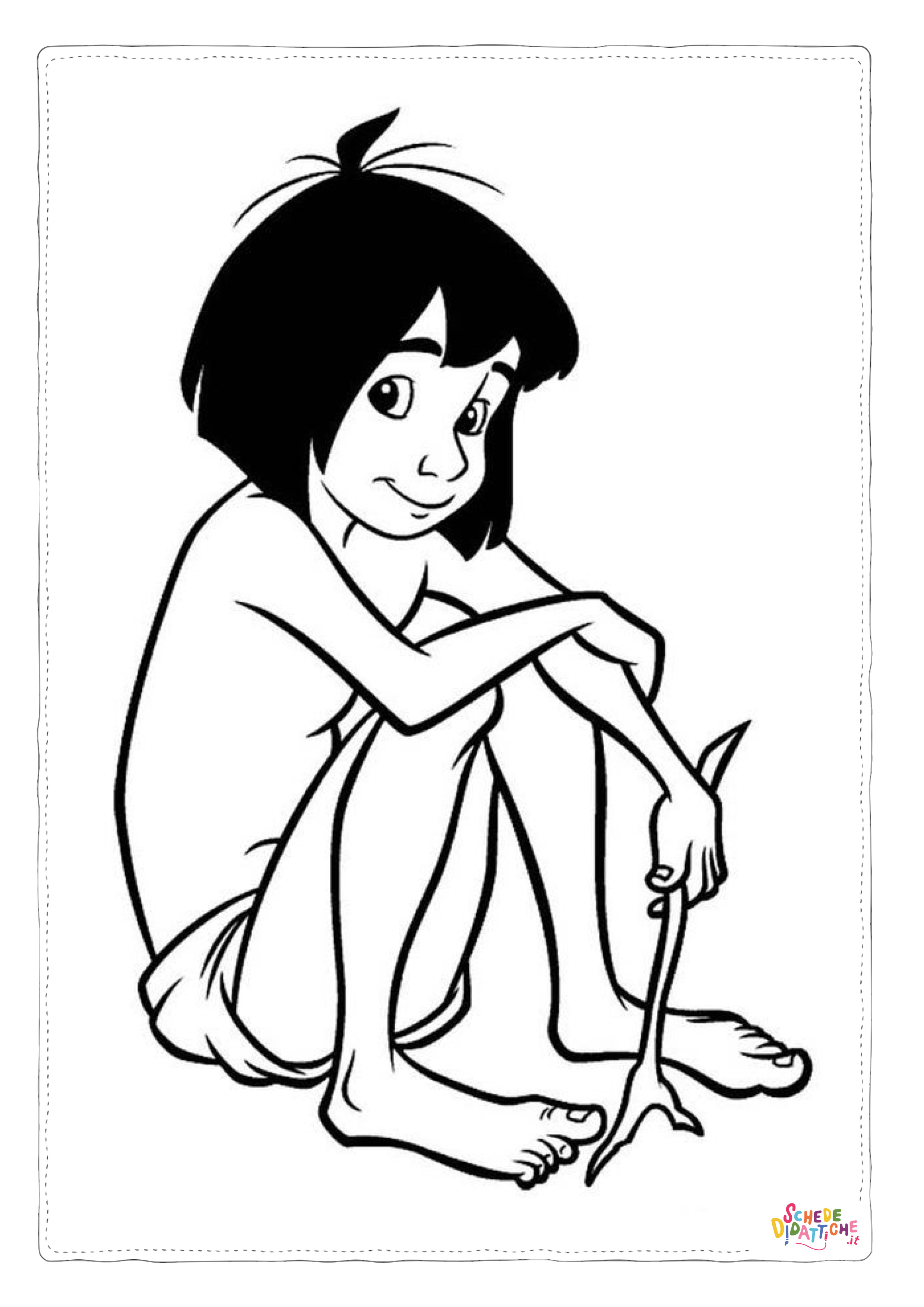 Disegno "Disegno di Il libro della giungla da stampare e colorare 112" Disegno di Il libro della giungla da stampare e colorare 112