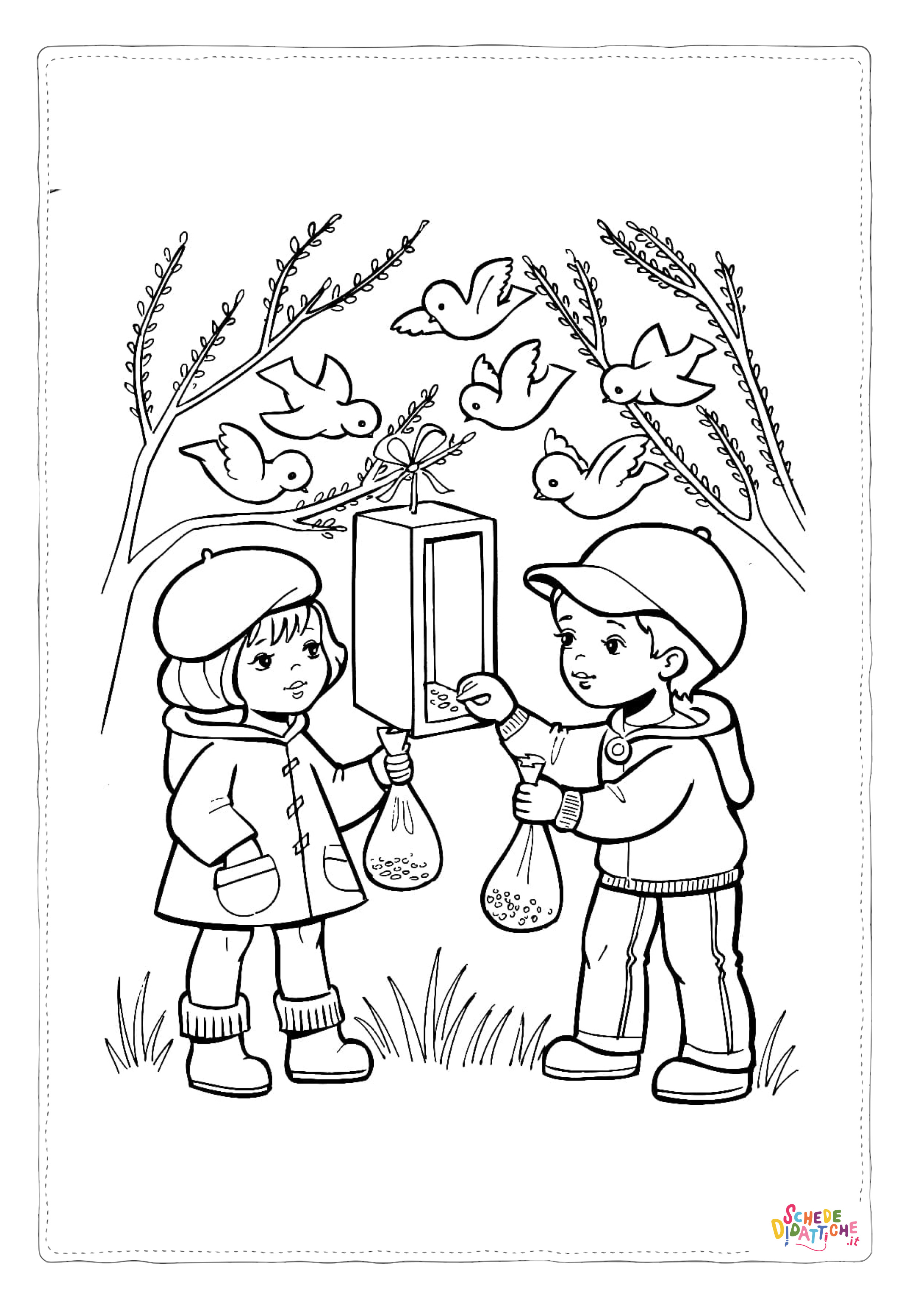 Disegno "Disegno di bambino da stampare e colorare 291" Disegno di bambino da stampare e colorare 291
