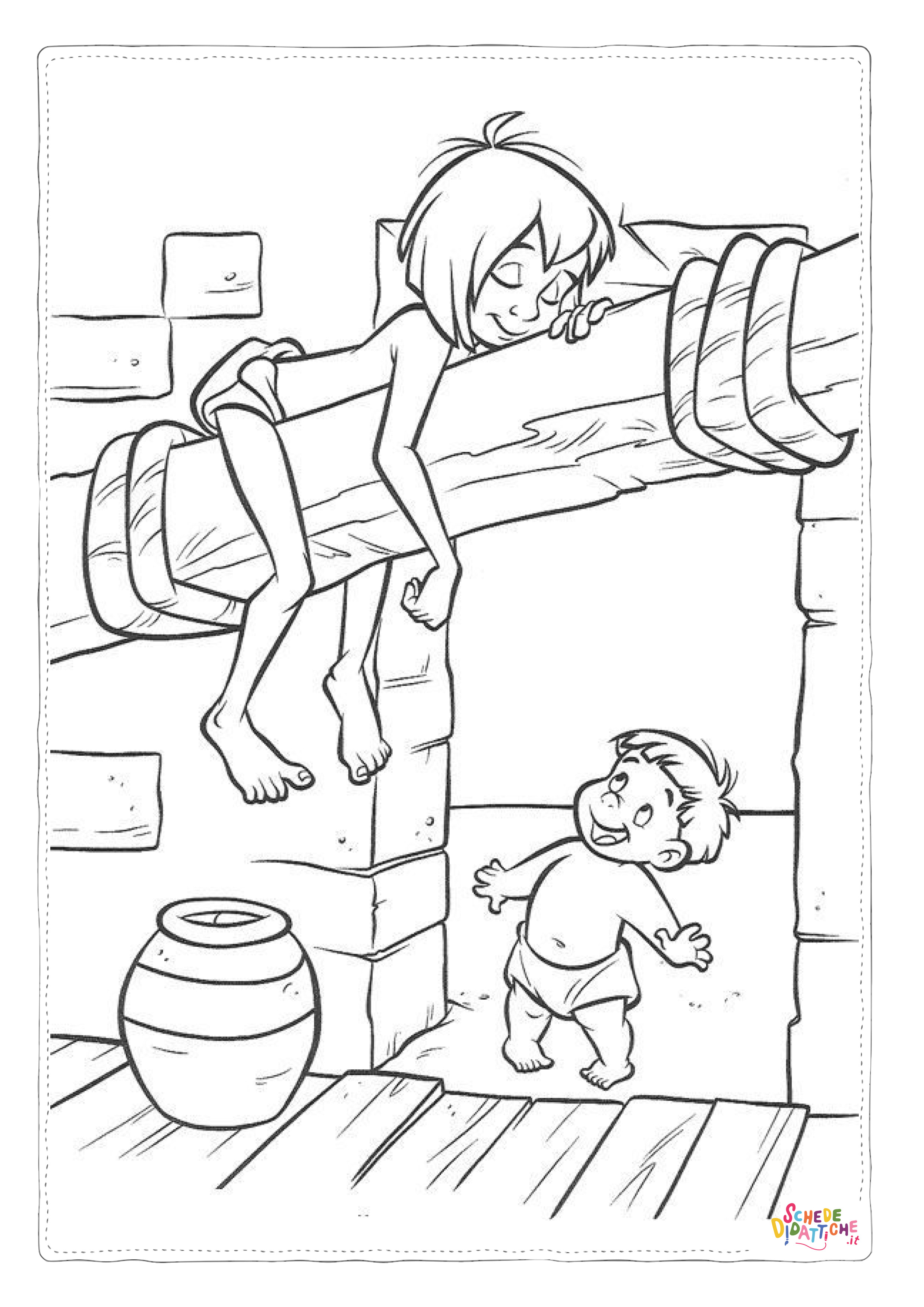 Disegno "Disegno di Il libro della giungla da stampare e colorare 106" Disegno di Il libro della giungla da stampare e colorare 106