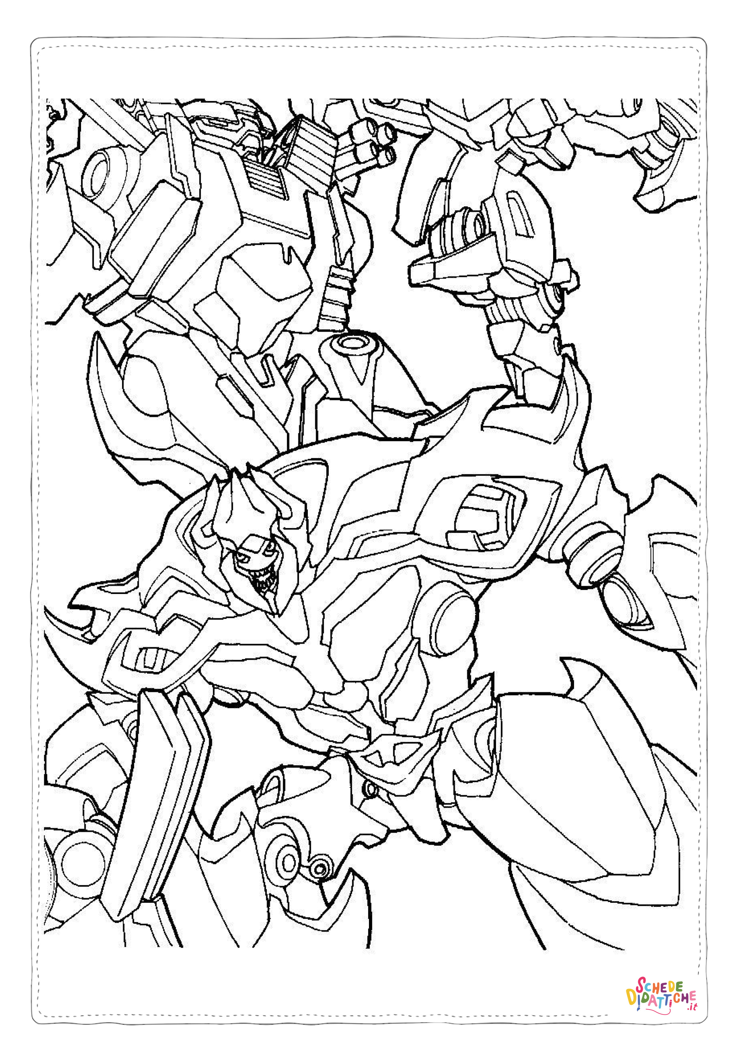 Disegno "Disegno di Transformers da stampare e colorare 96" Disegno di Transformers da stampare e colorare 96