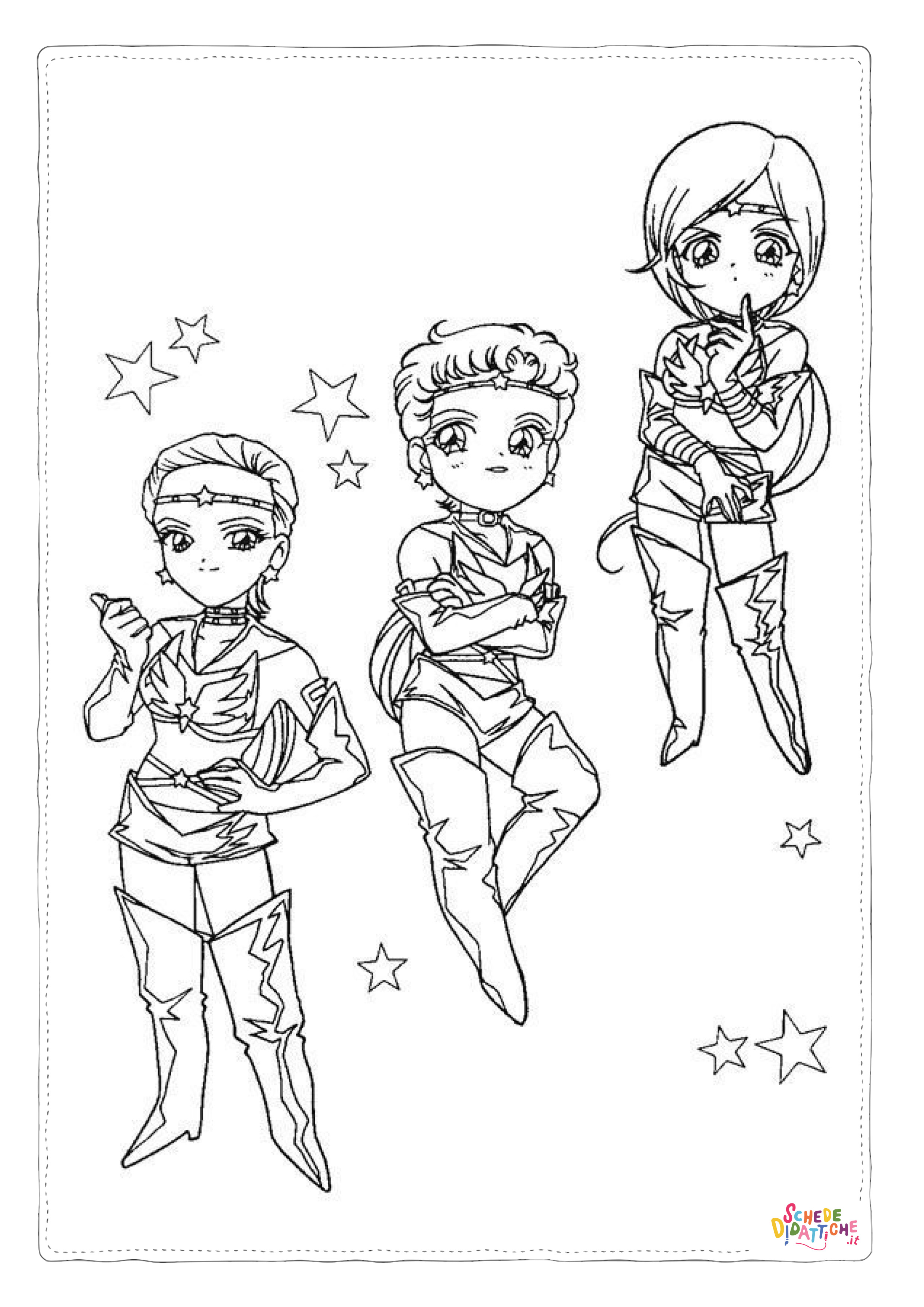 Disegno "Disegno di Sailor Moon da stampare e colorare 69" Disegno di Sailor Moon da stampare e colorare 69