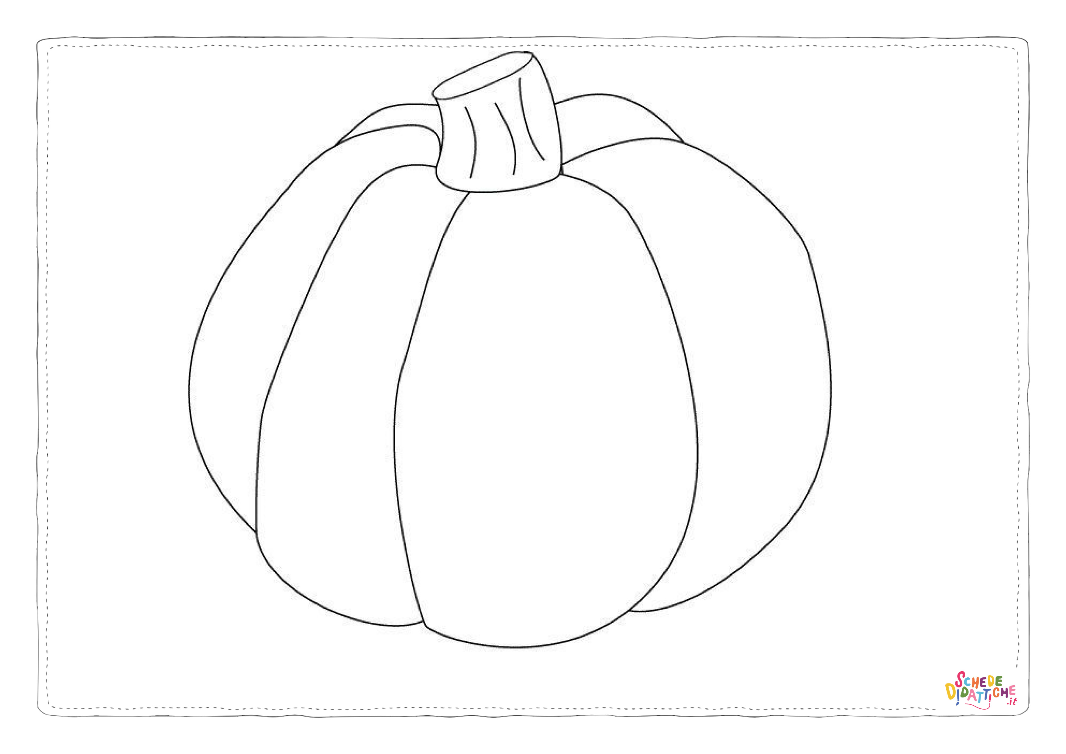 Disegno "Disegno di zucca da stampare e colorare 38" Disegno di zucca da stampare e colorare 38