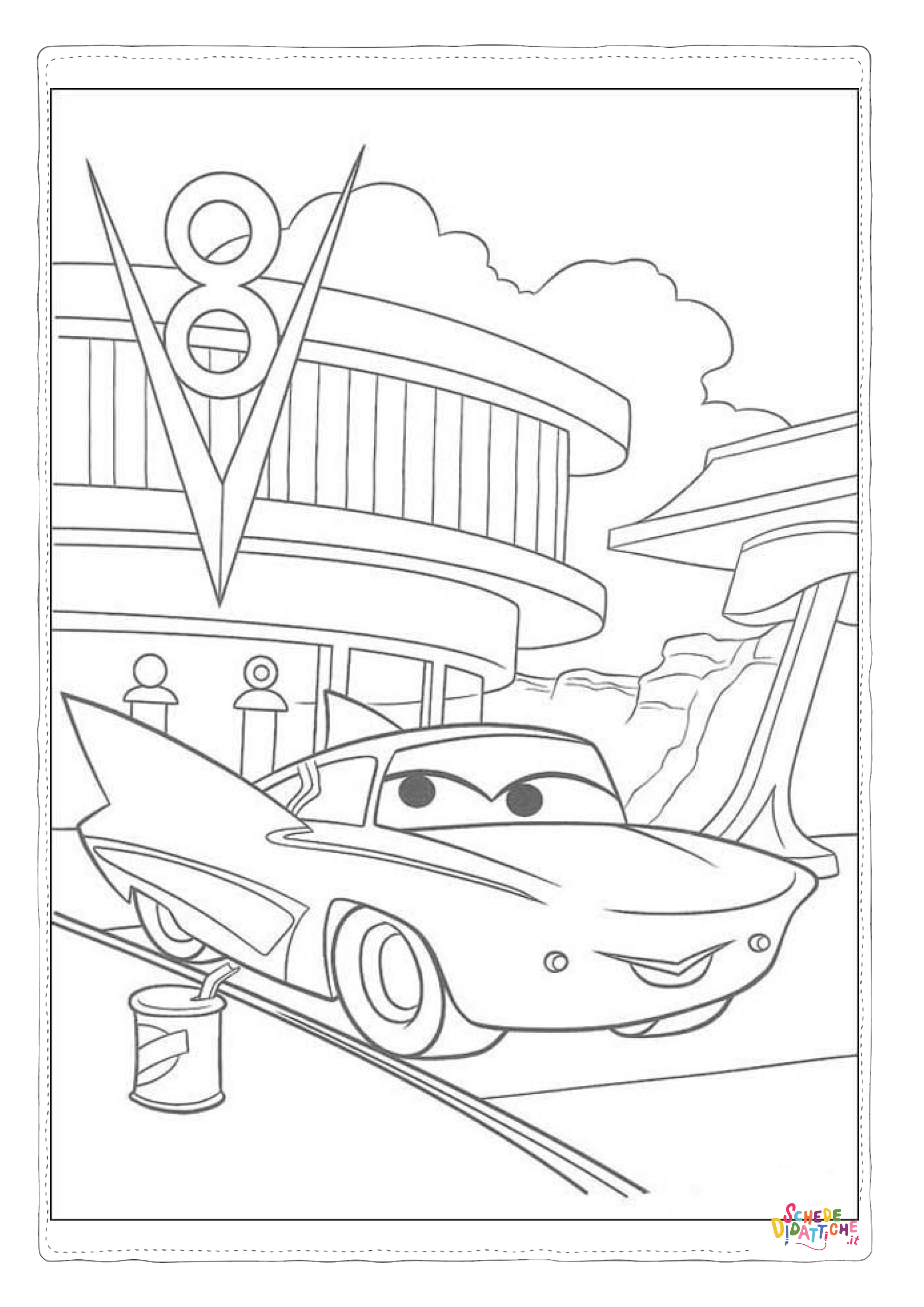 Disegno "Disegno di Cars da stampare e colorare 271" Disegno di Cars da stampare e colorare 271