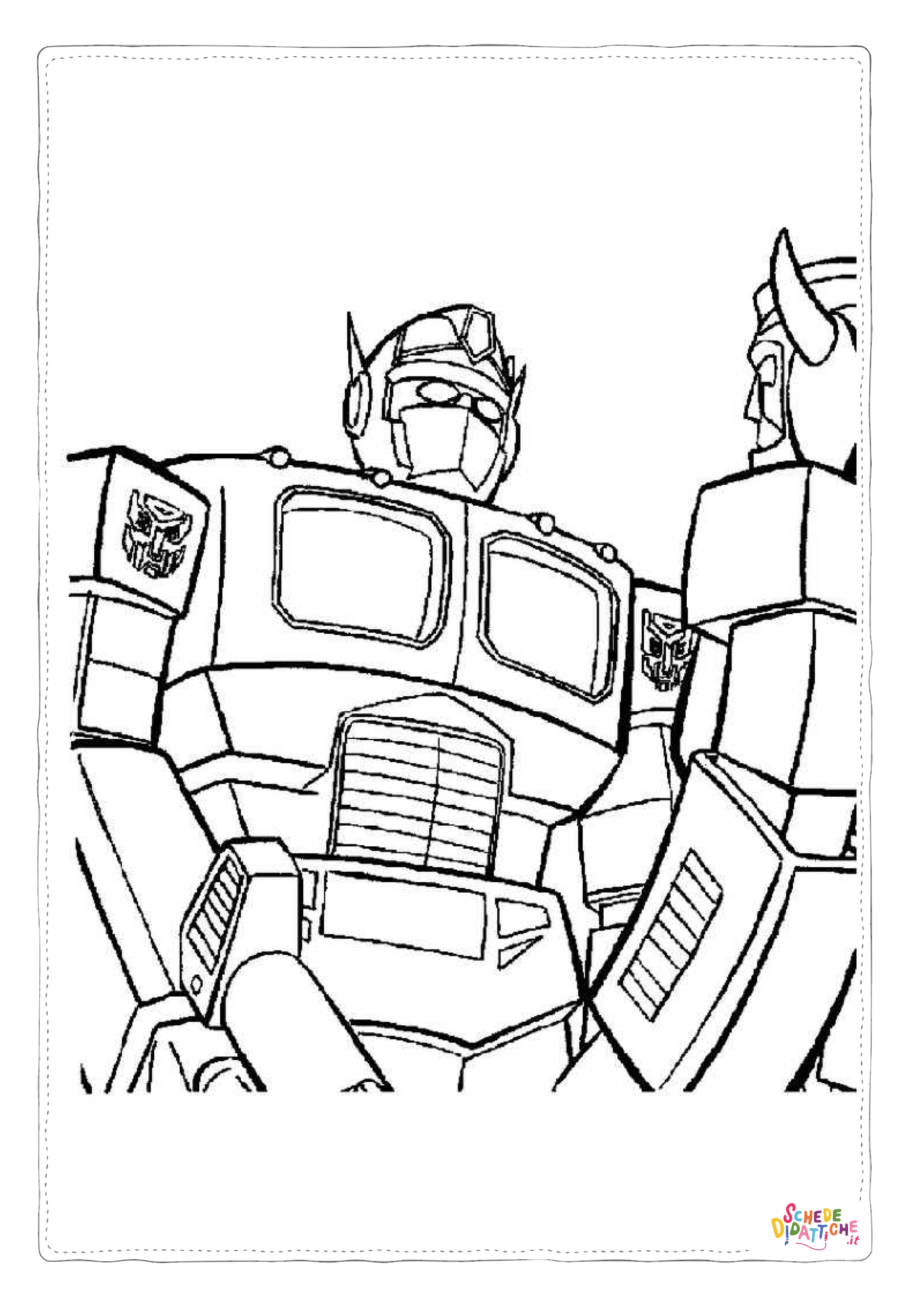 Disegno "Disegno di Transformers da stampare e colorare 48" Disegno di Transformers da stampare e colorare 48