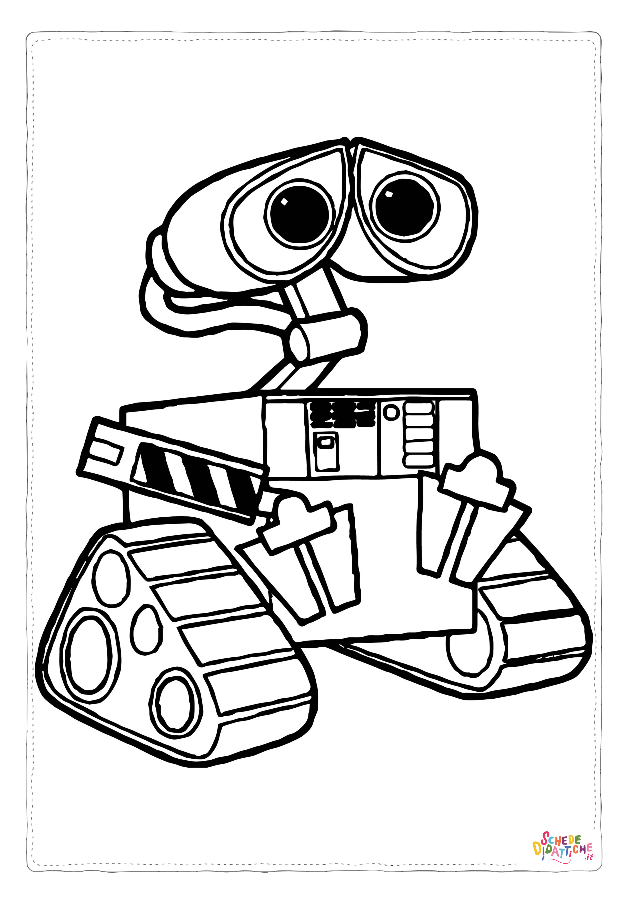 Disegno di Wall-E da stampare e colorare 66