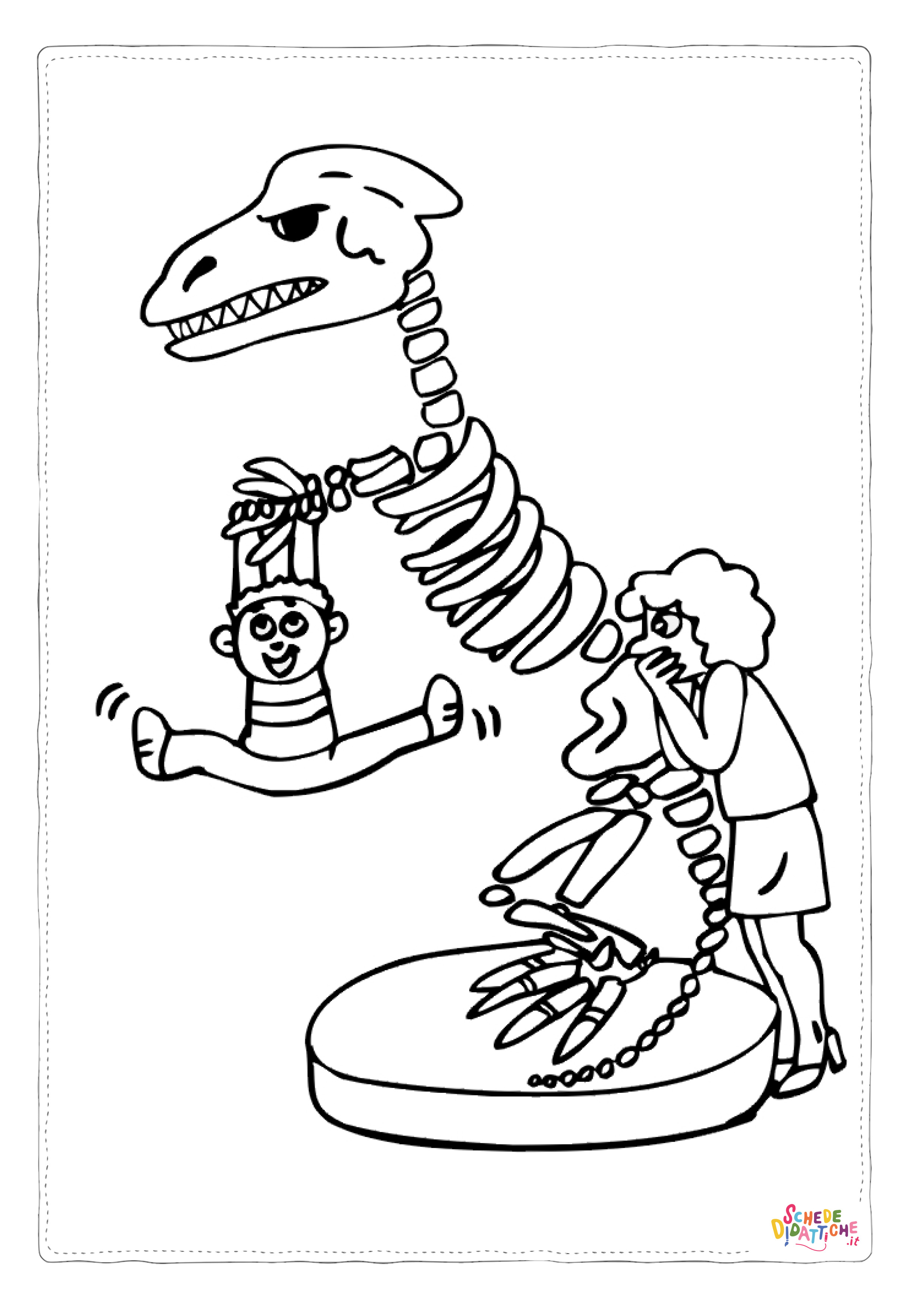 Disegno "Disegno di Parasaurolofo da stampare e colorare 4" Disegno di Parasaurolofo da stampare e colorare 4