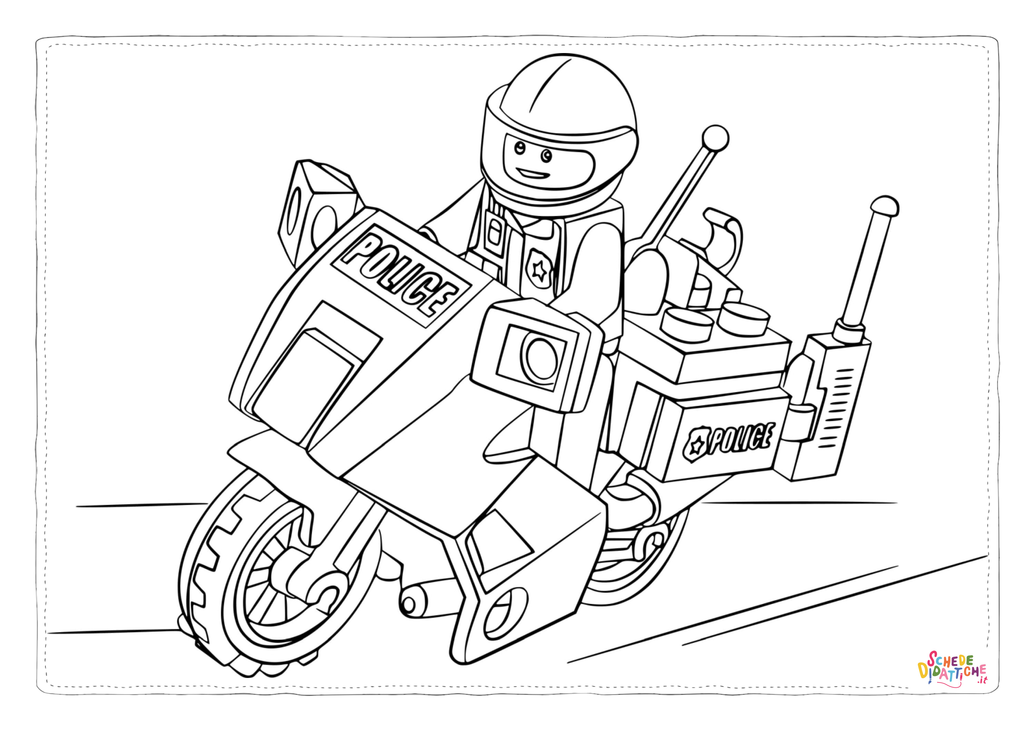 Disegno di LEGO City da stampare e colorare 14