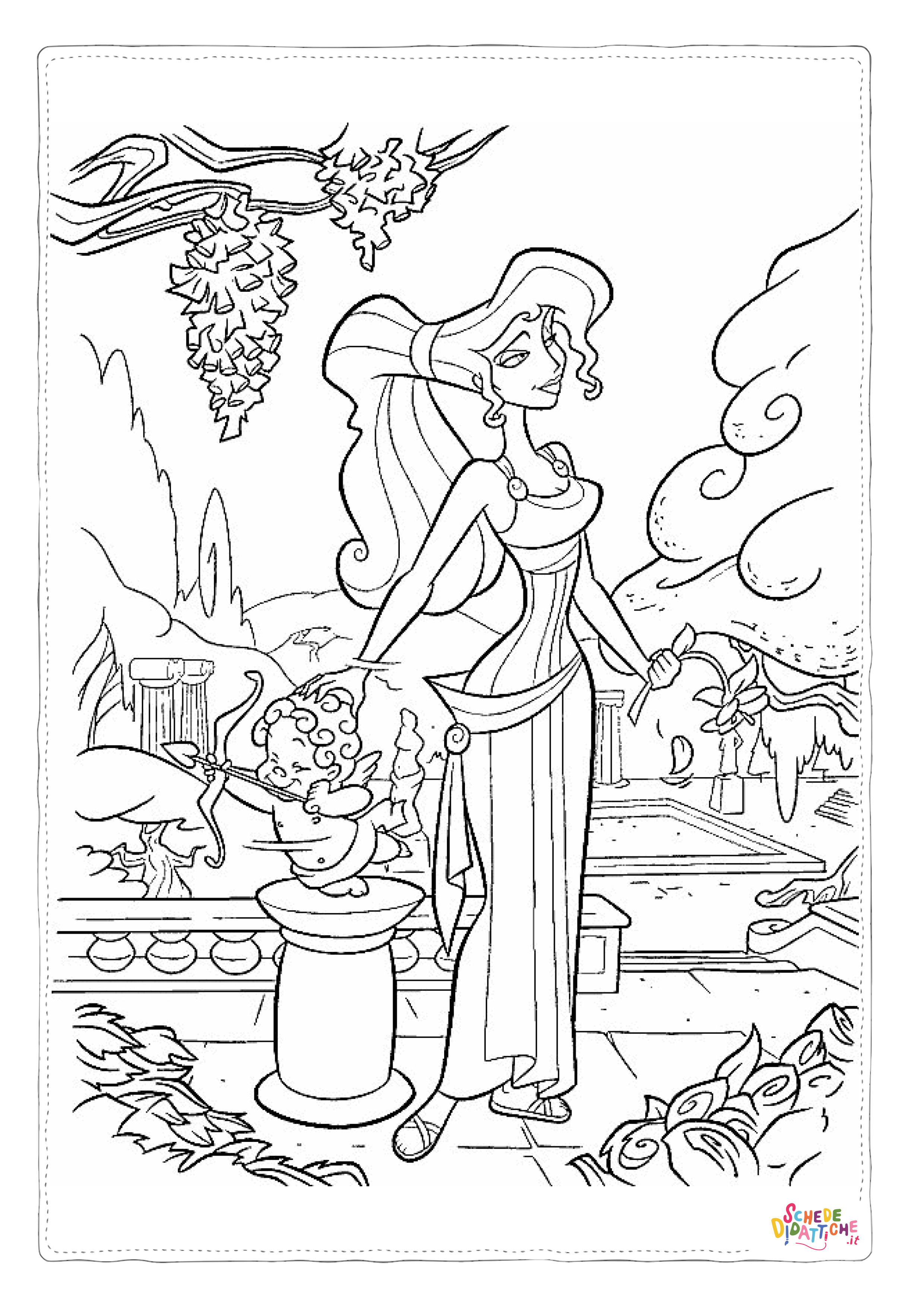 Disegno di Hercules da stampare e colorare 12