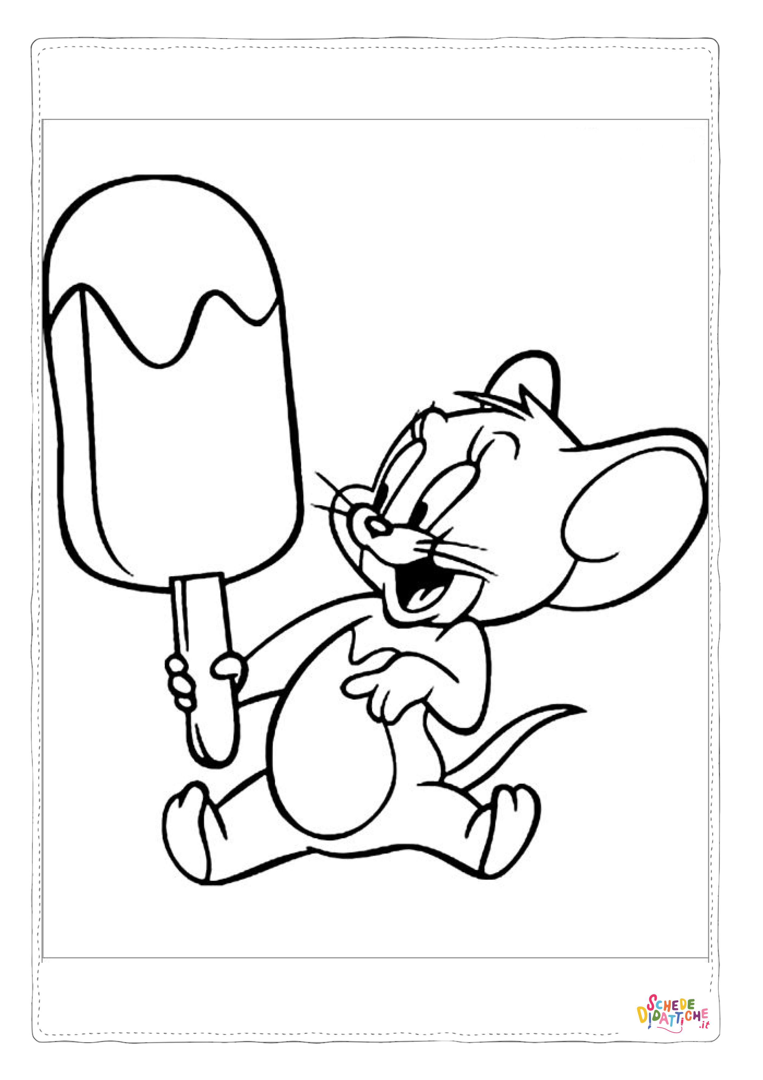 Disegno di Tom e Jerry da stampare e colorare 40