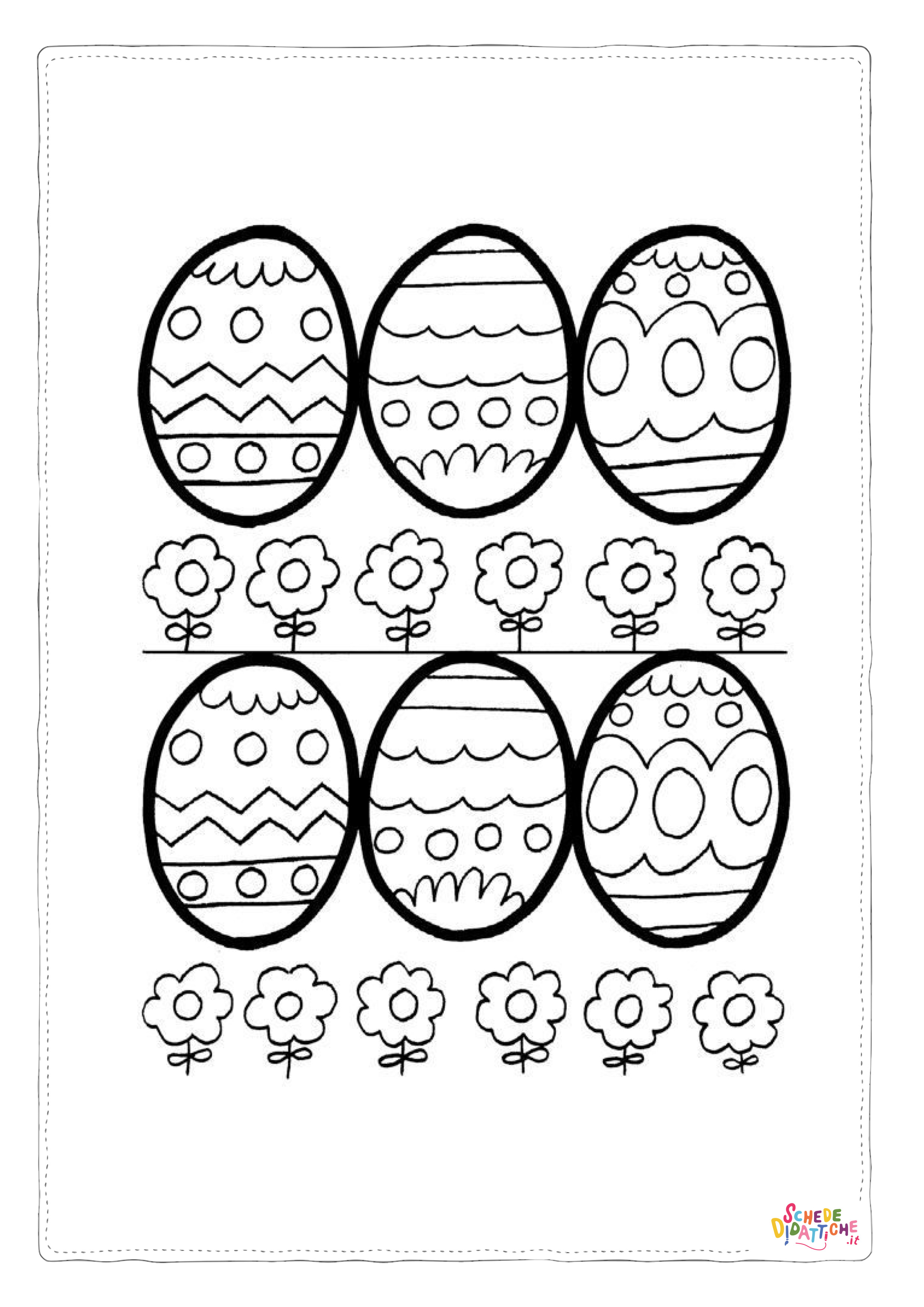 Disegno "Disegno di uovo di Pasqua da stampare e colorare 216" Disegno di uovo di Pasqua da stampare e colorare 216