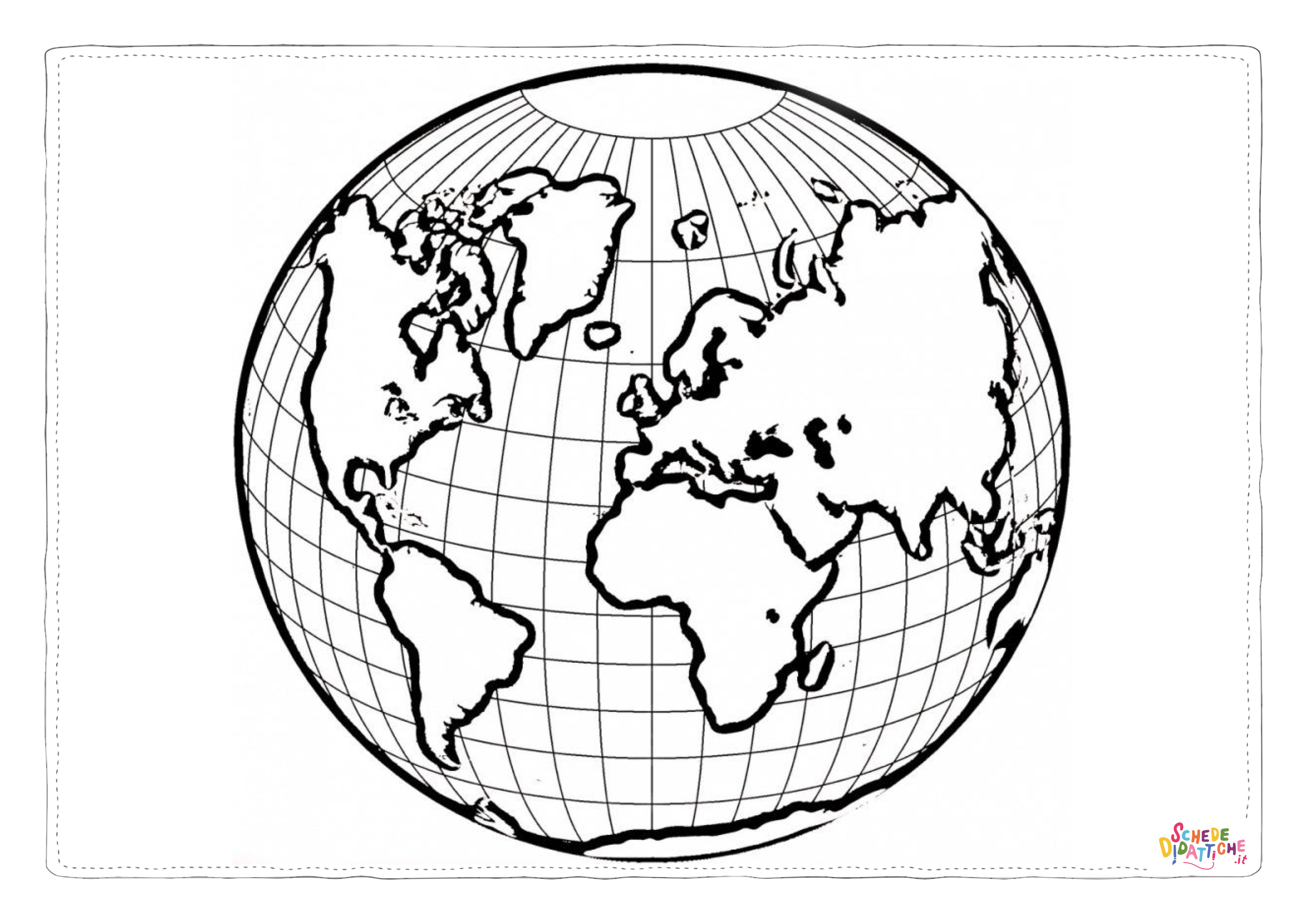Disegno di terra da stampare e colorare 18