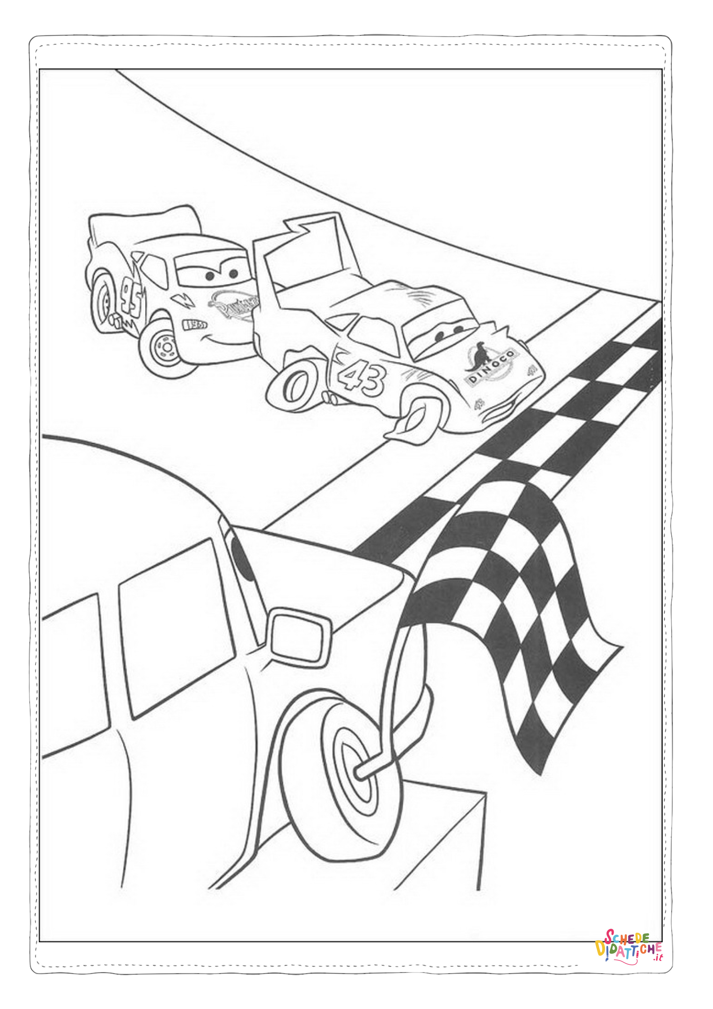 Disegno "Disegno di Cars da stampare e colorare 189" Disegno di Cars da stampare e colorare 189